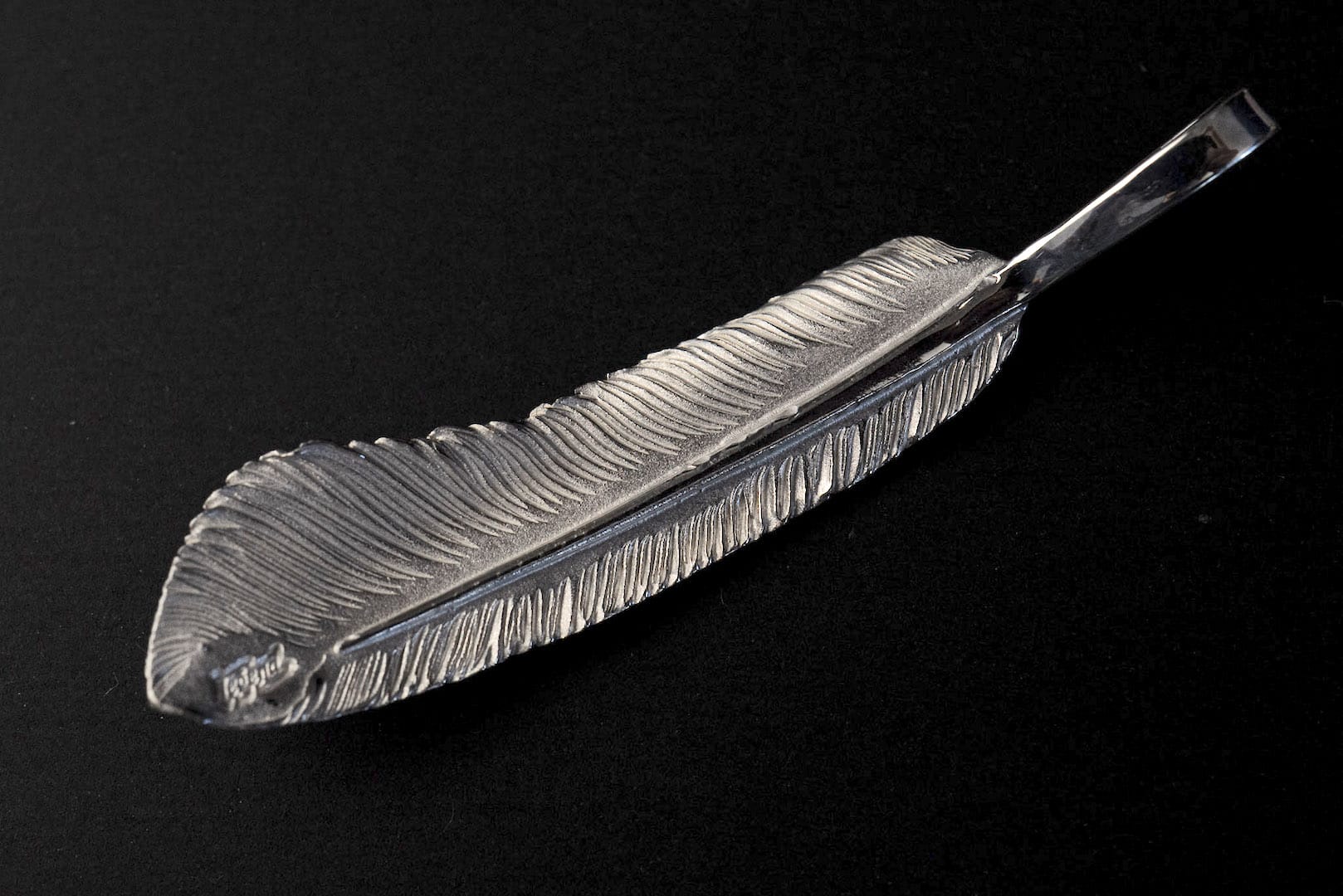 Legend "X-Large Feather" Silver Pendants