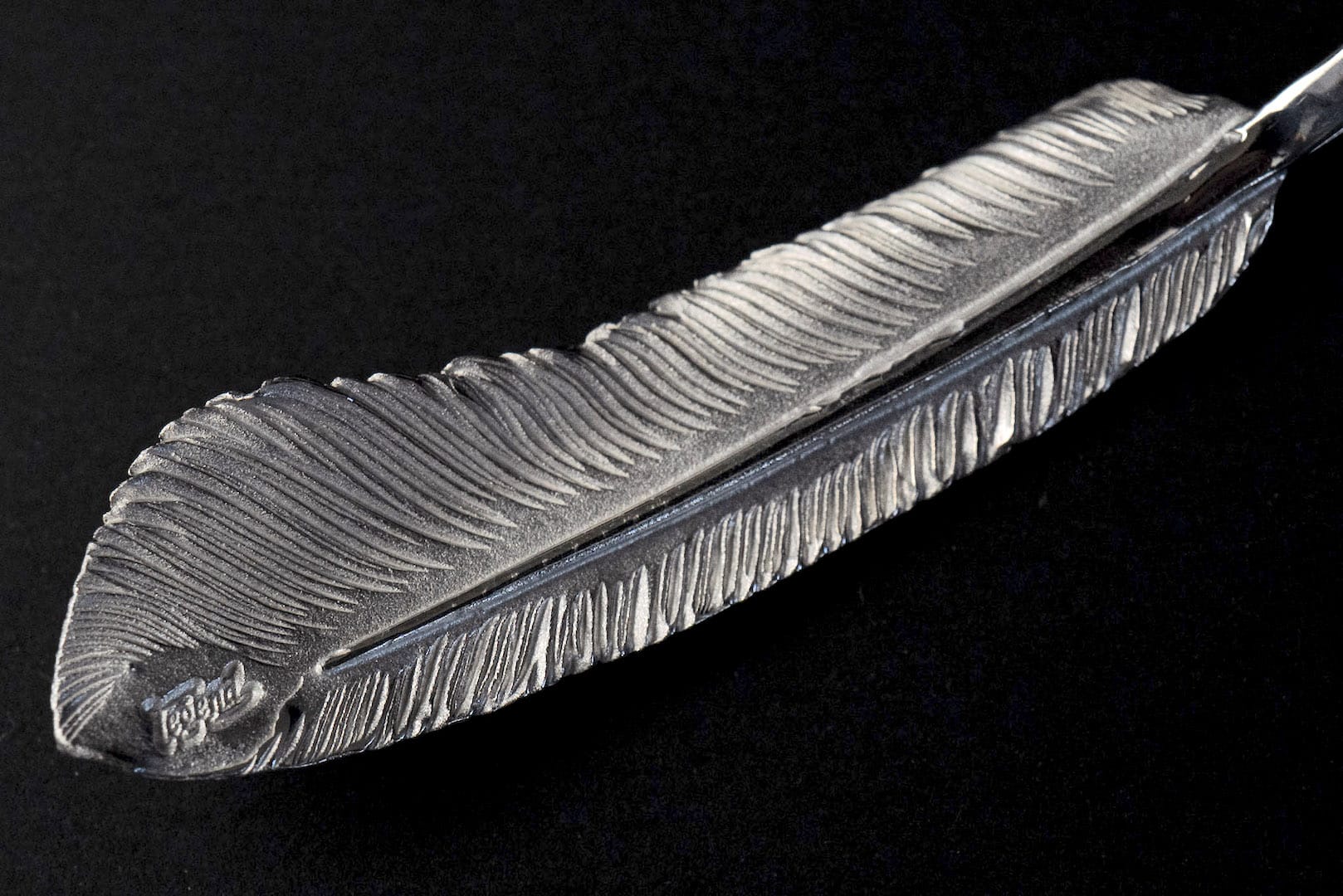 Legend "X-Large Feather" Silver Pendants