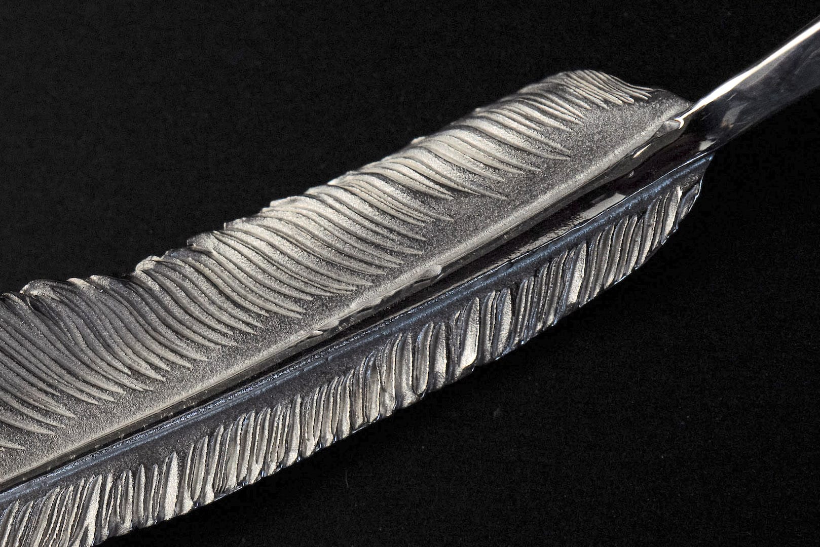 Legend "X-Large Feather" Silver Pendants