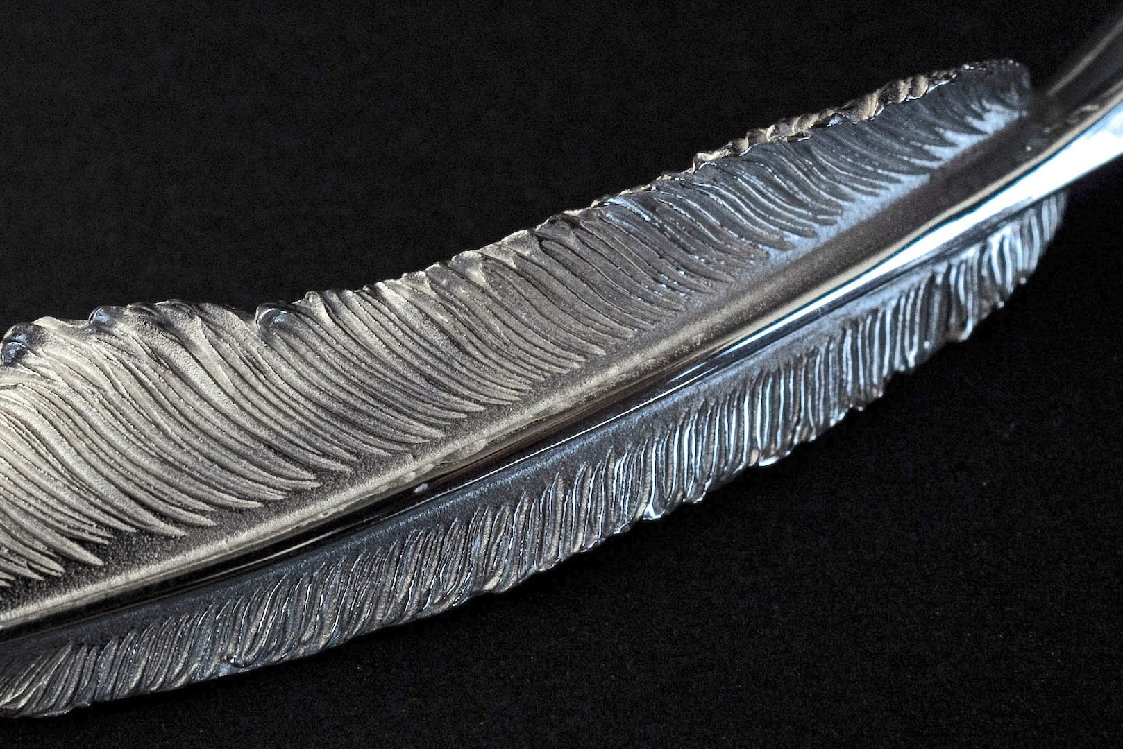 Legend "Large Feather" Silver Pendants