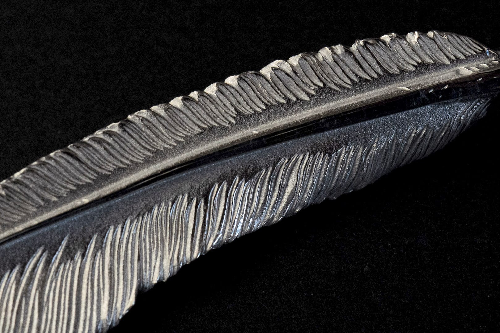 Legend "Large Feather" Silver Pendants