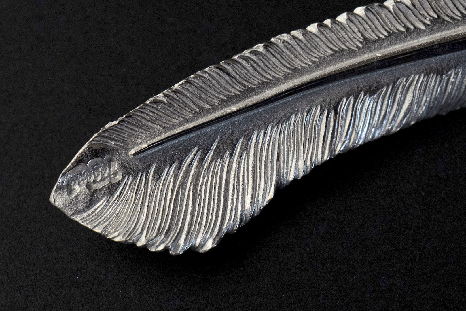 Legend "Large Feather" Silver Pendants