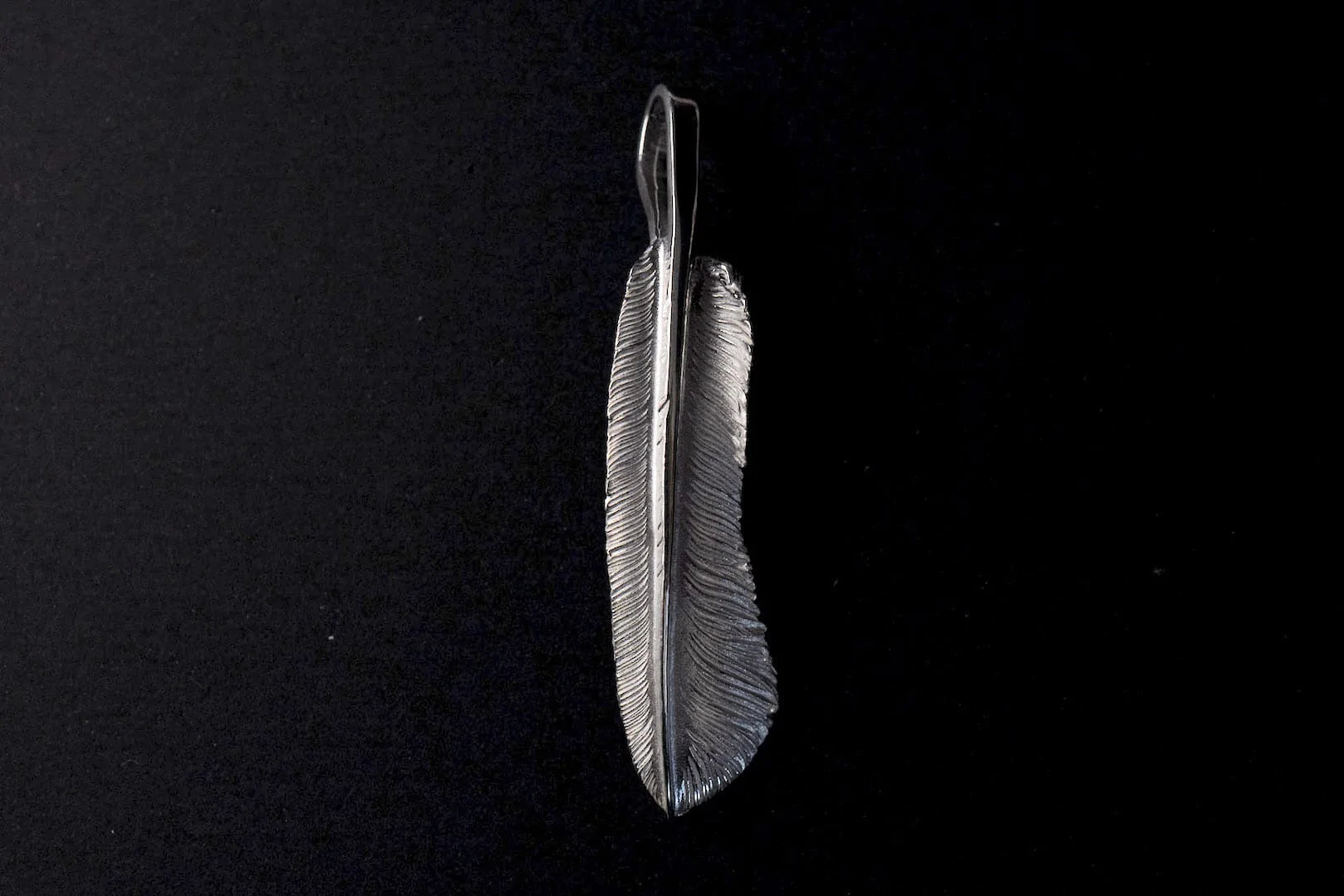 Legend "Medium Feather" Silver Pendant