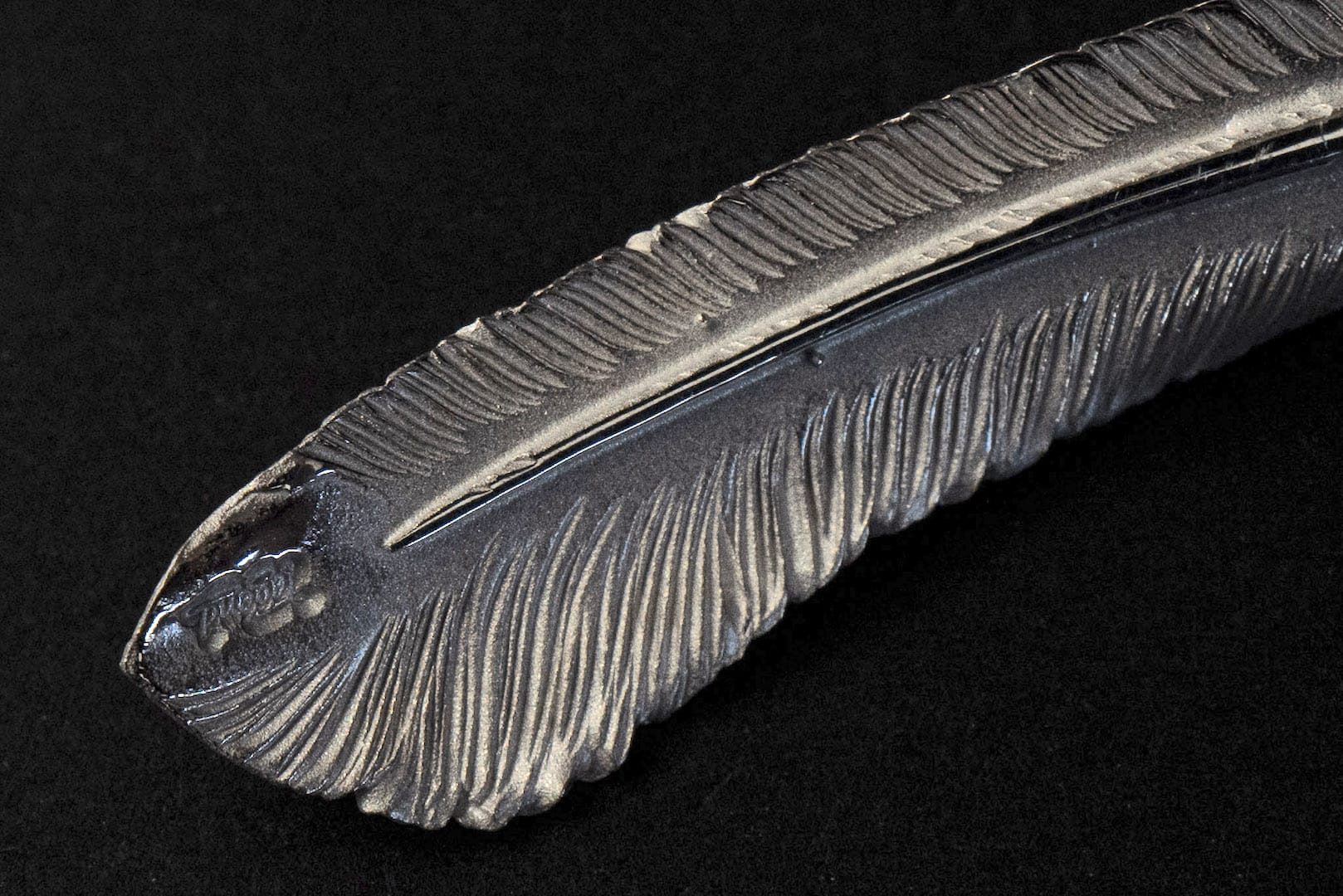 Legend "Medium Feather" Silver Pendant