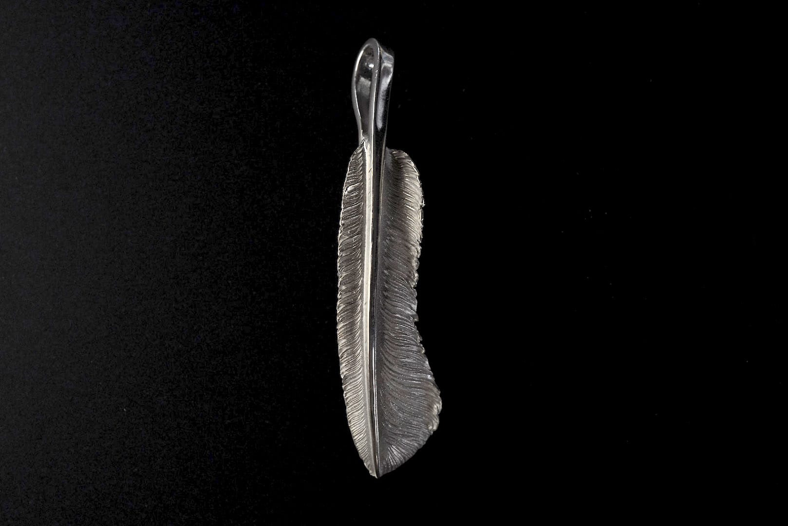 Legend "Large Feather" Silver Pendants