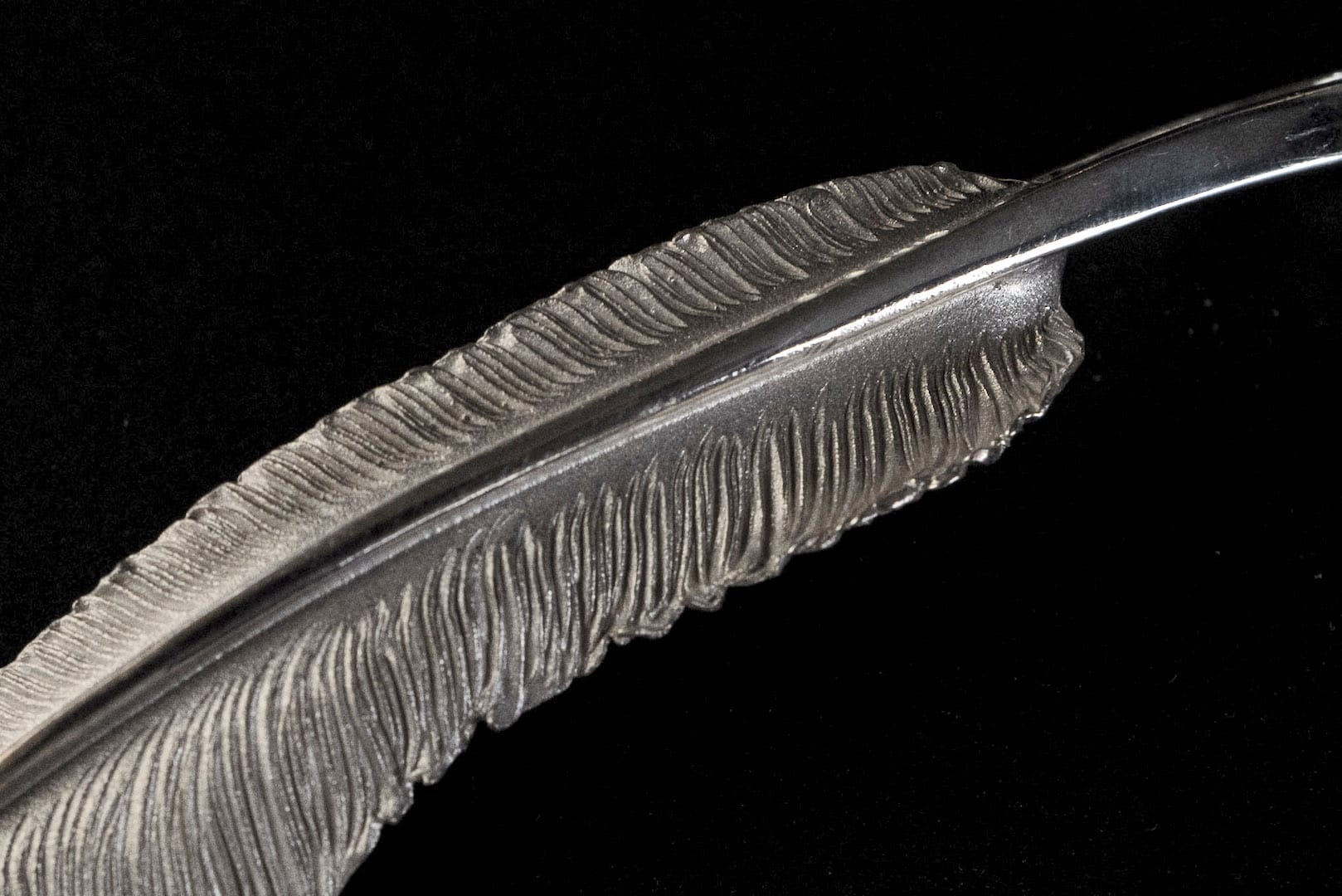 Legend "Large Feather" Silver Pendants