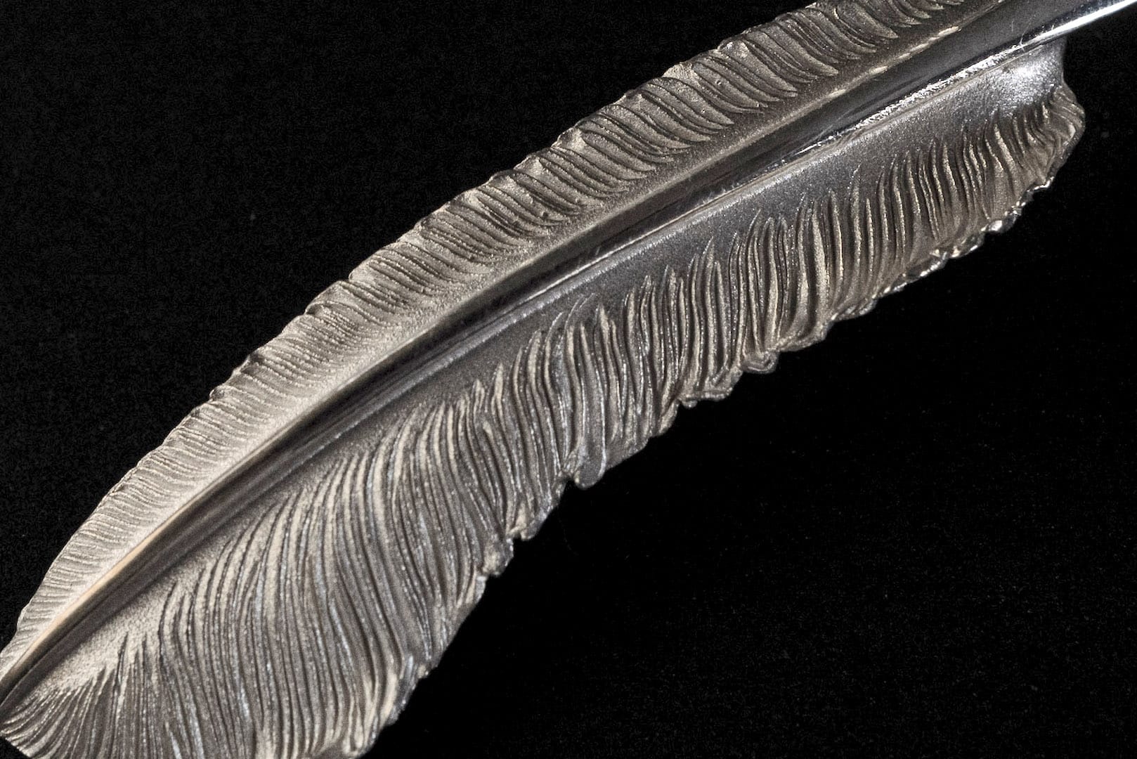 Legend "Large Feather" Silver Pendants