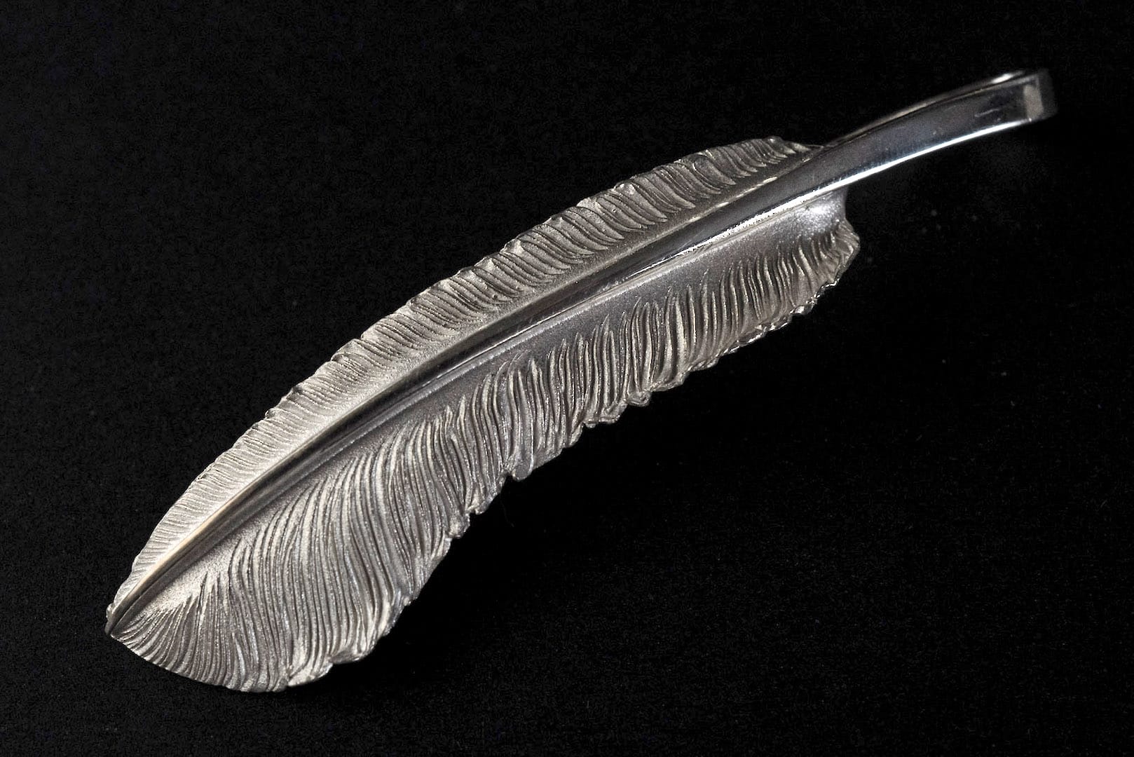 Legend "Large Feather" Silver Pendants