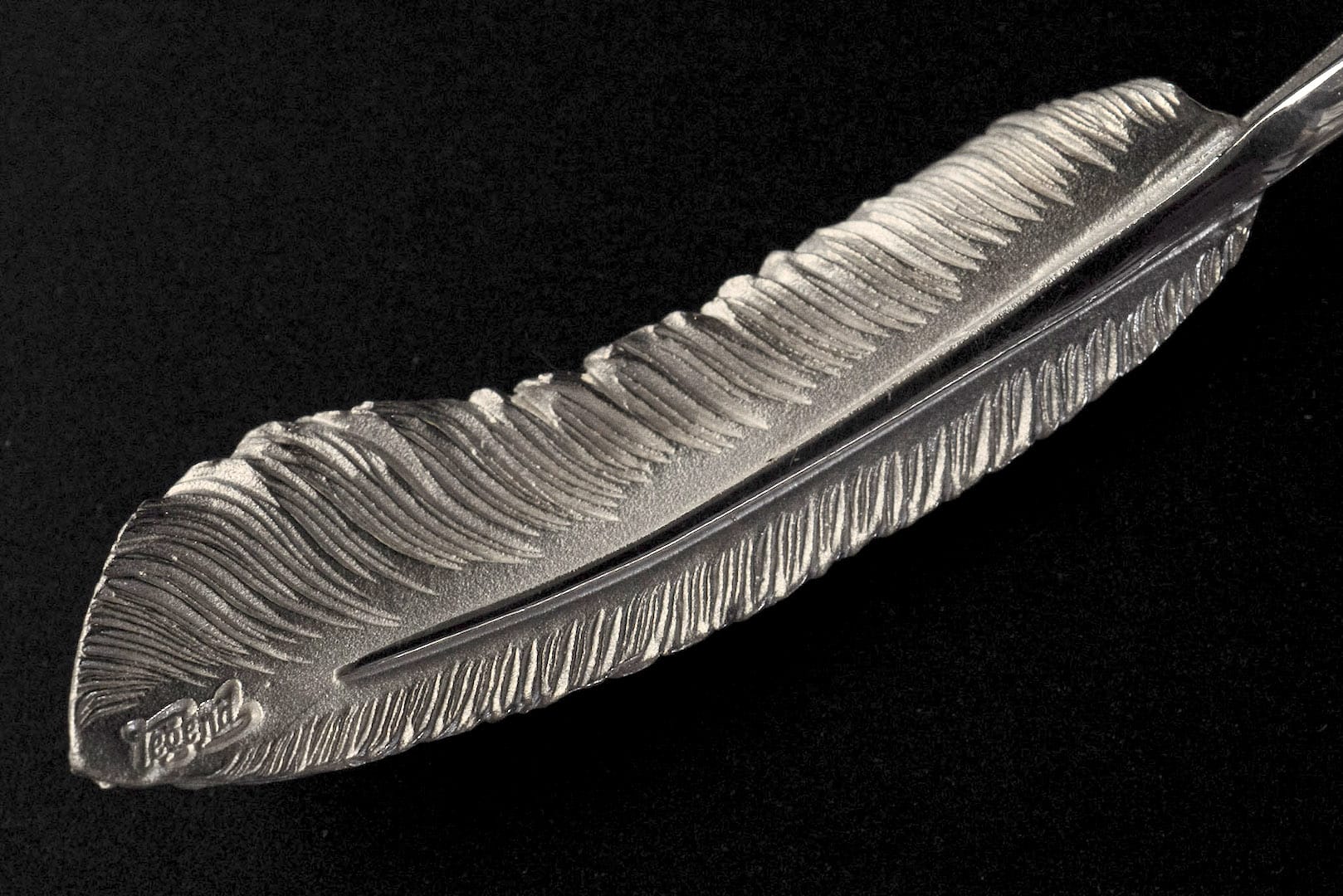 Legend "Large Feather" Silver Pendants
