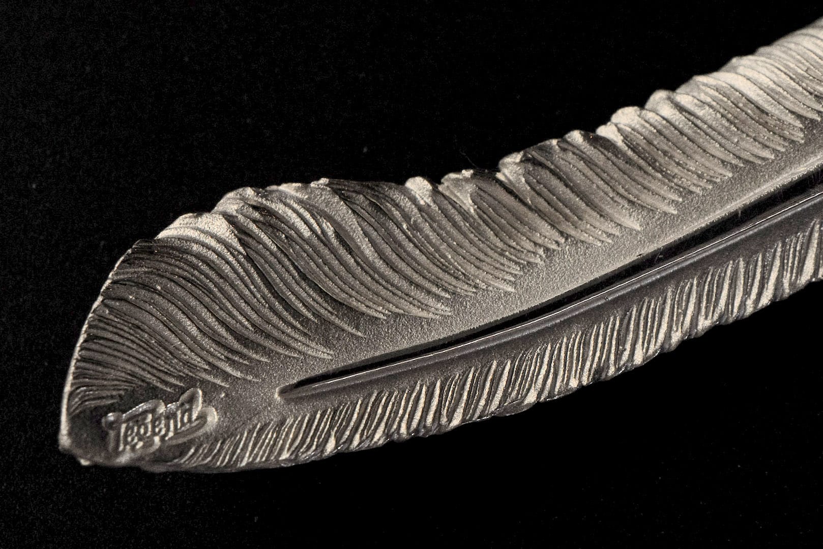 Legend "Large Feather" Silver Pendants