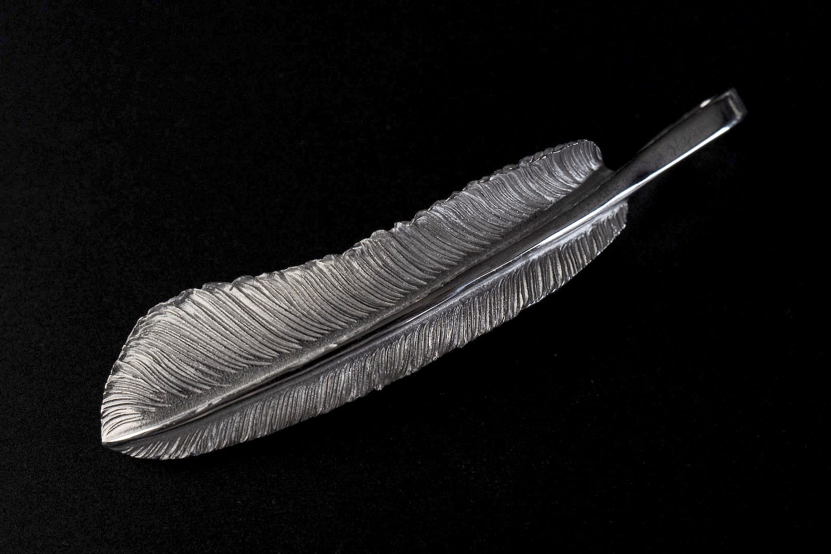 Legend "X-Large Feather" Silver Pendants