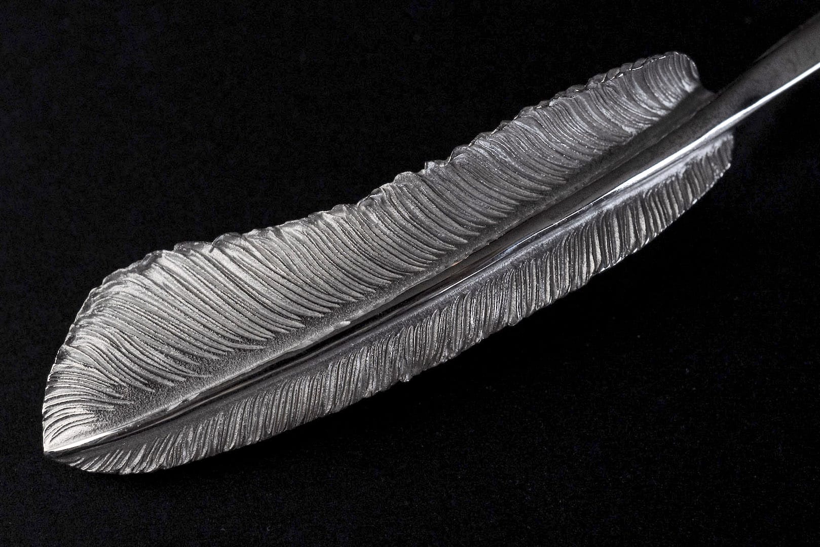 Legend "X-Large Feather" Silver Pendants