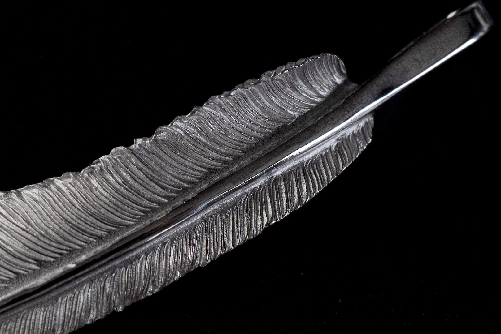 Legend "X-Large Feather" Silver Pendants