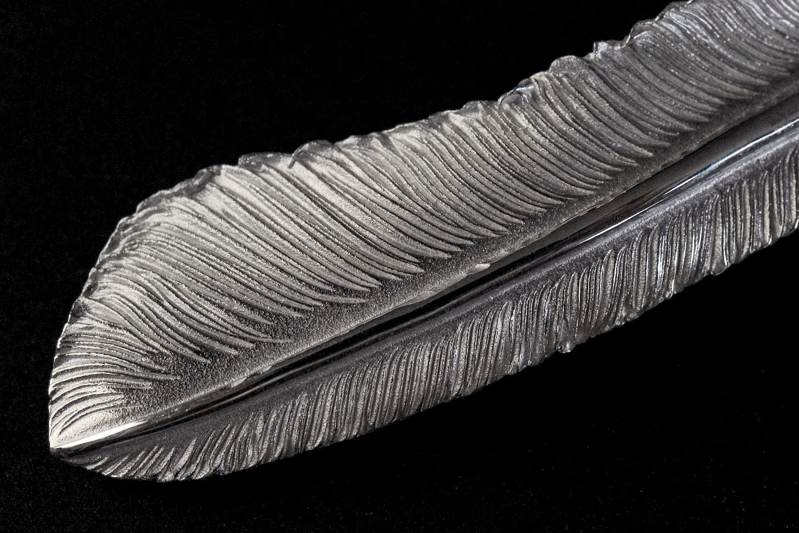 Legend "X-Large Feather" Silver Pendants