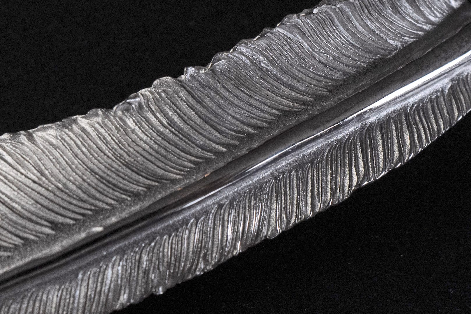 Legend "X-Large Feather" Silver Pendants