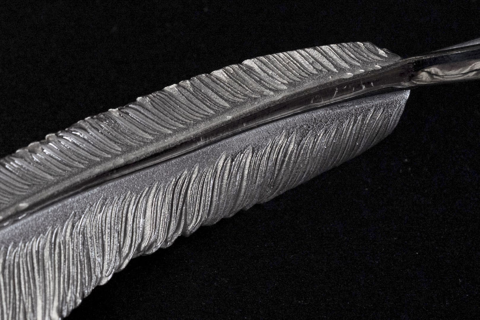 Legend "X-Large Feather" Silver Pendants