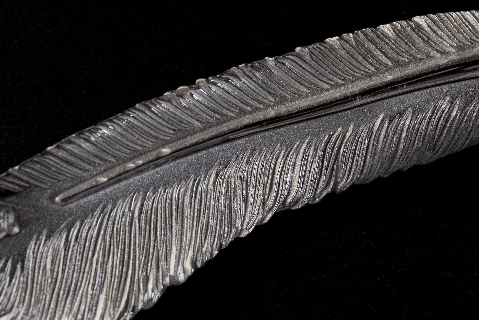 Legend "X-Large Feather" Silver Pendants