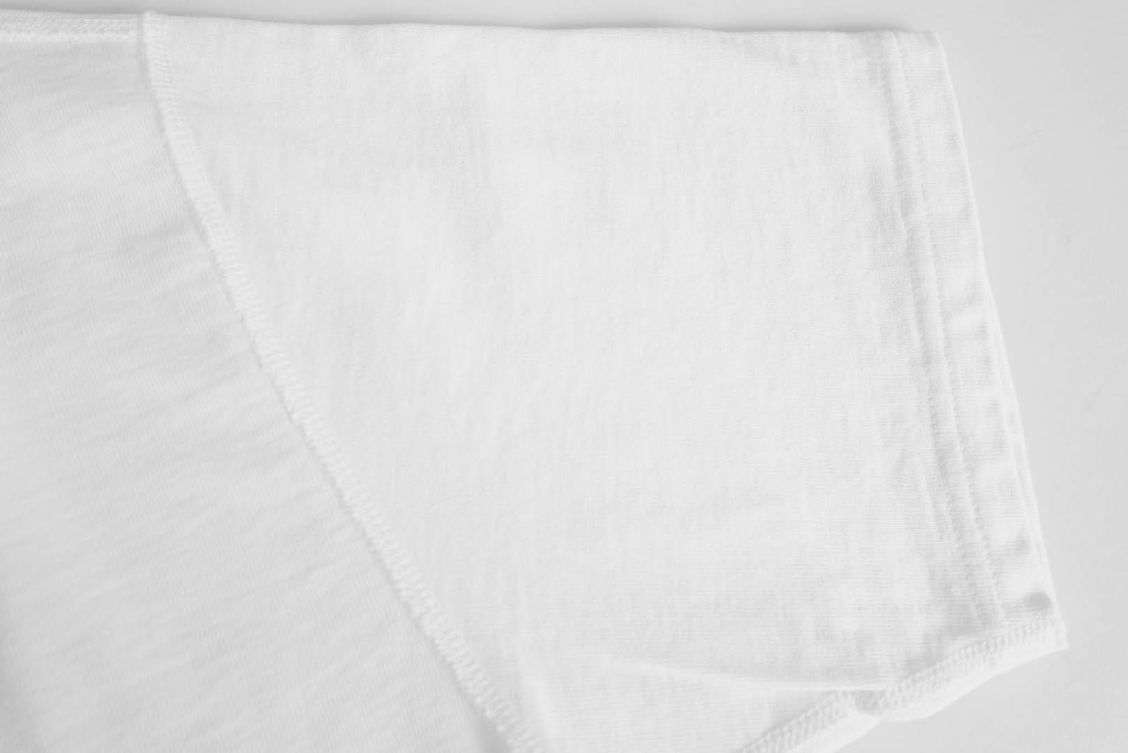 Studio D'Artisan X CORLECTION 7.5oz 'Suvin Gold' Ultimate Loopwheeled Henley Tee (White)