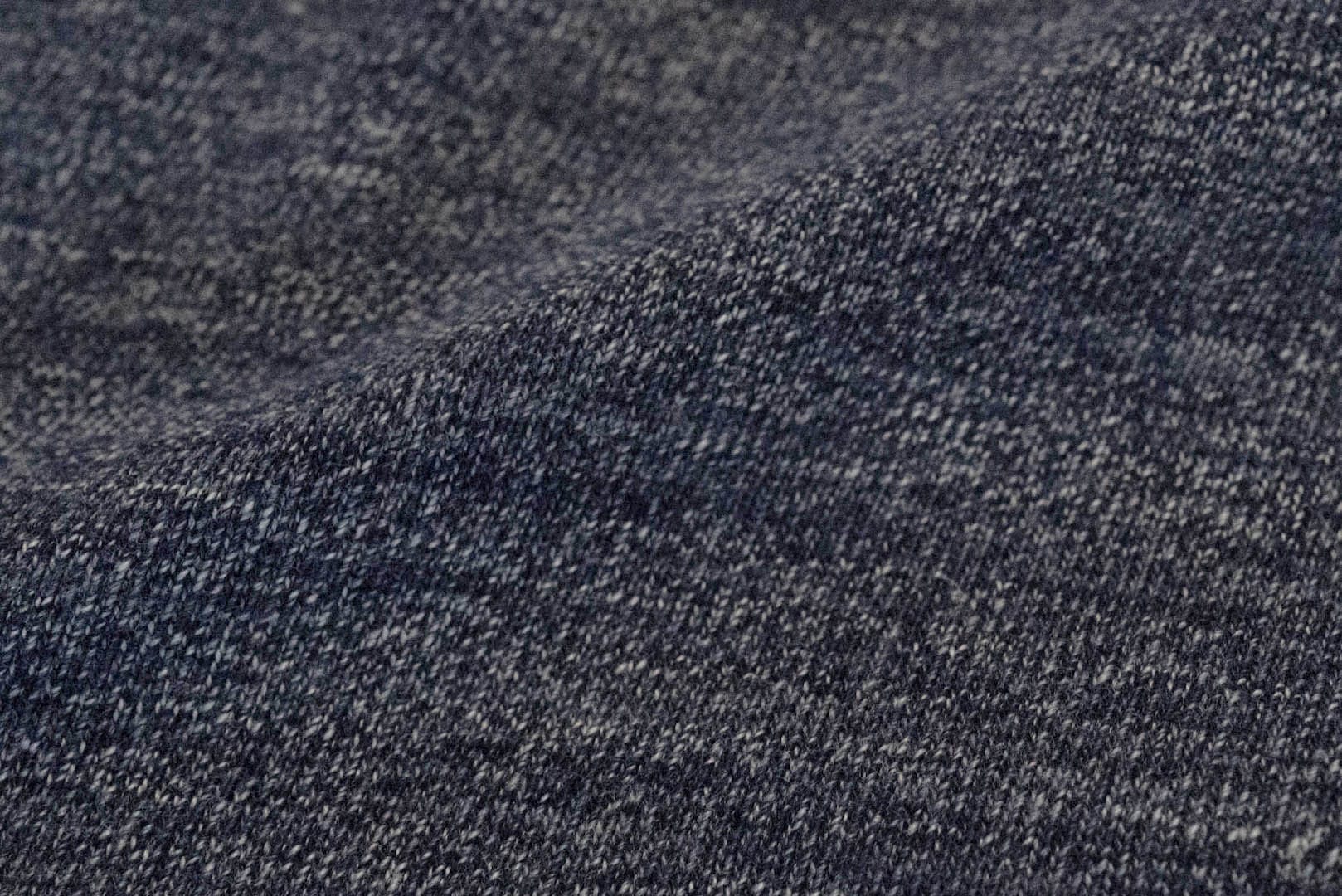 Studio D'Artisan X CORLECTION 7.5oz 'Suvin Gold' Ultimate Loopwheeled Plain Tee (Heather Navy)