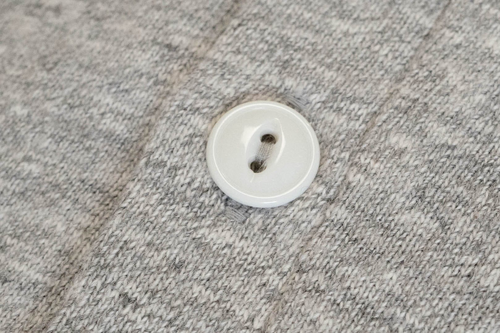 Warehouse 5.5oz "Bamboo Textured" L/S Henley Tee (Grey)