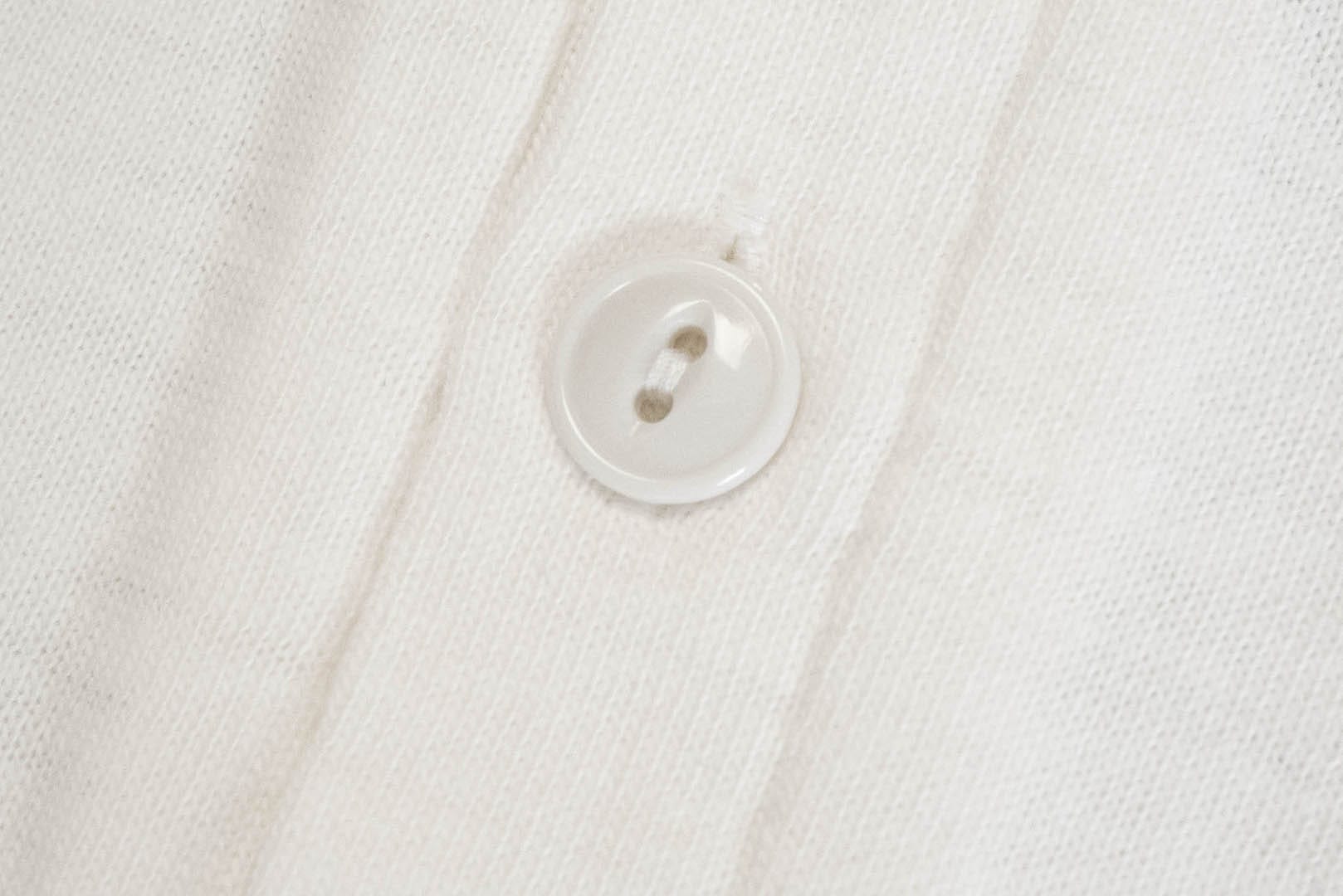 Warehouse 5.5oz "Bamboo Textured" L/S Henley Tee (White)