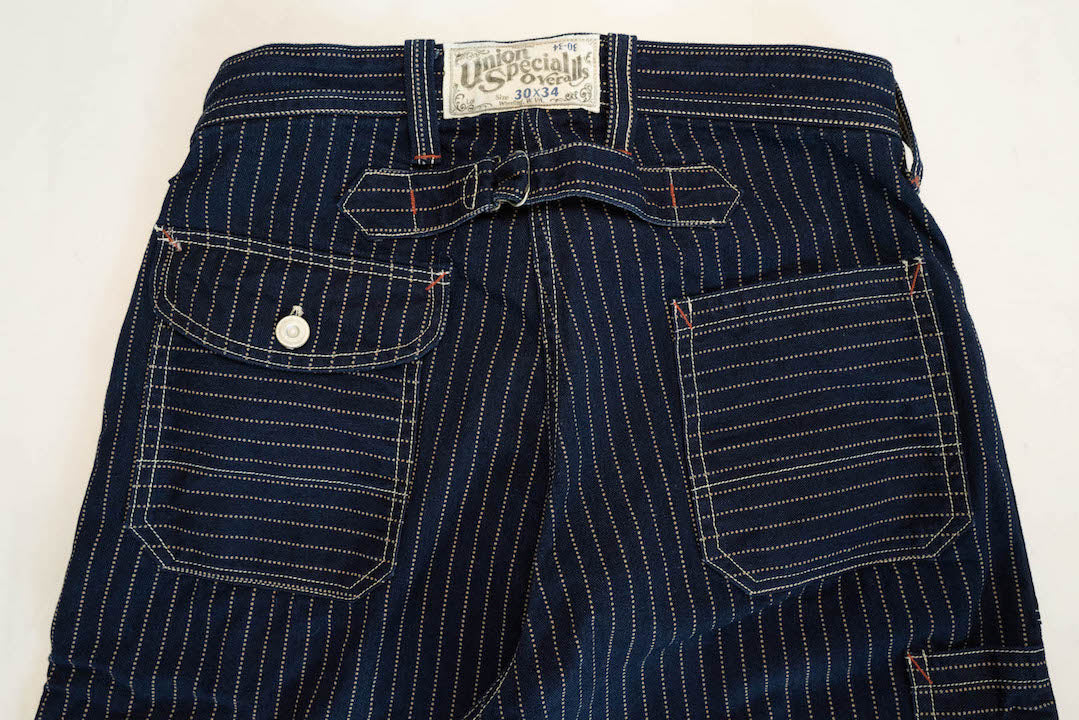 Freewheelers Indigo Wabash "Longshoreman" Trousers (Modern Straight Fit)