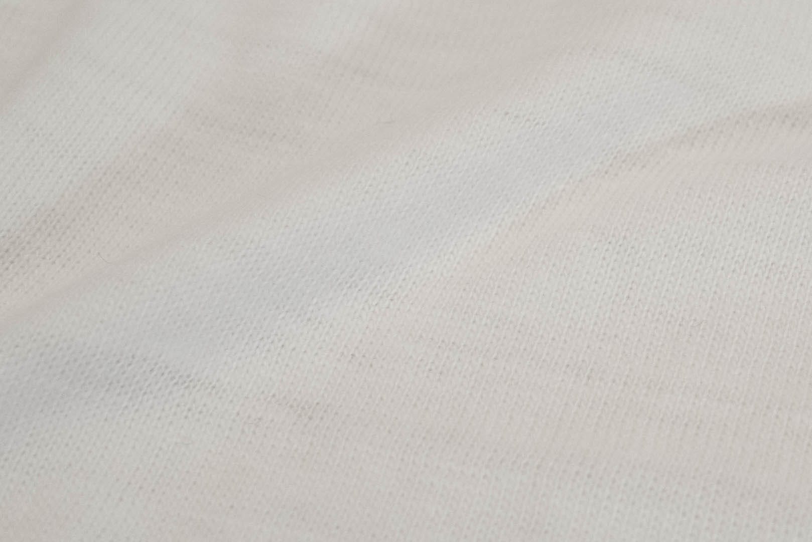 Warehouse 5.5oz "Bamboo Textured" L/S Plain Tee (White)