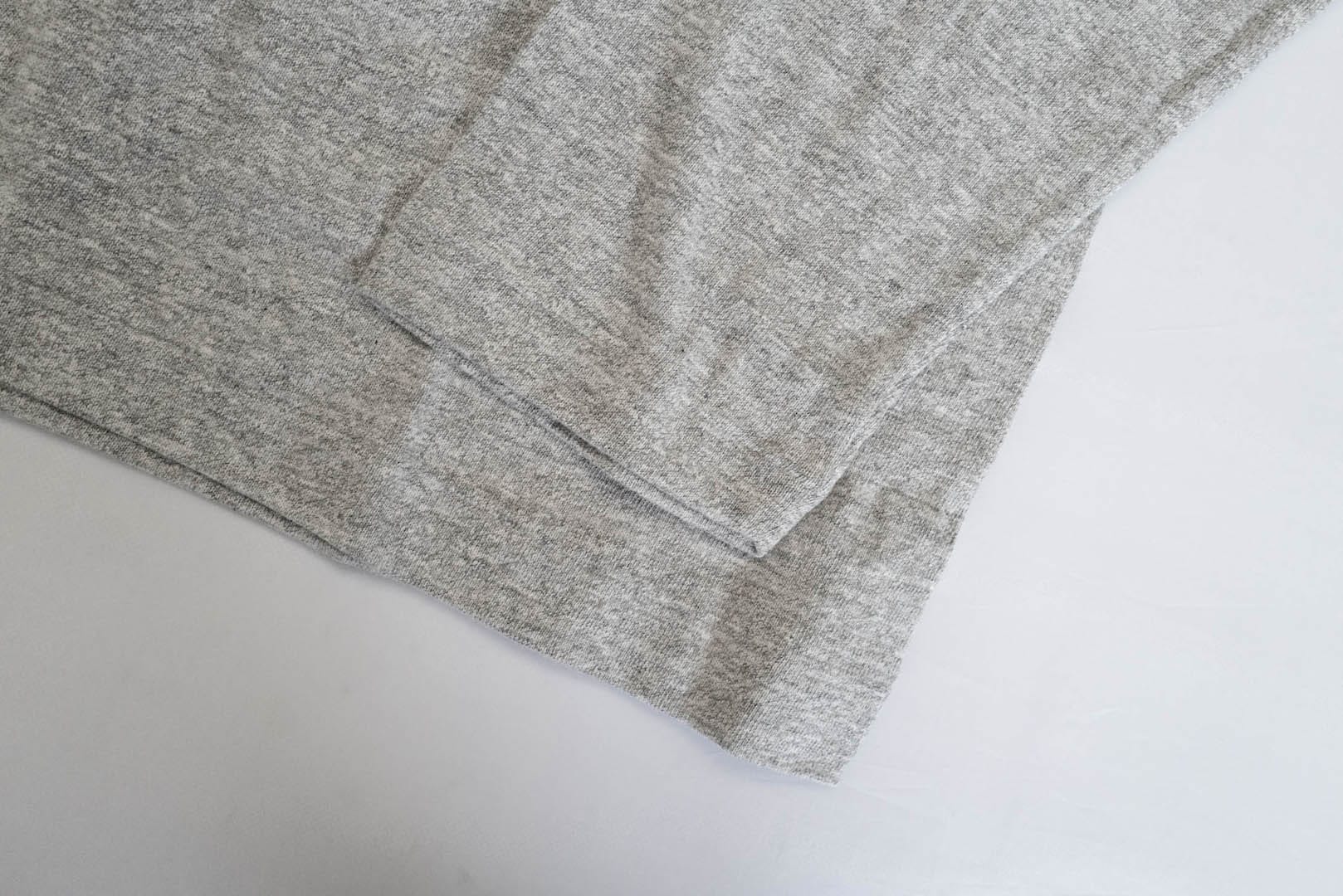 Warehouse 5.5oz "Bamboo Textured" L/S Plain Tee (Gray)