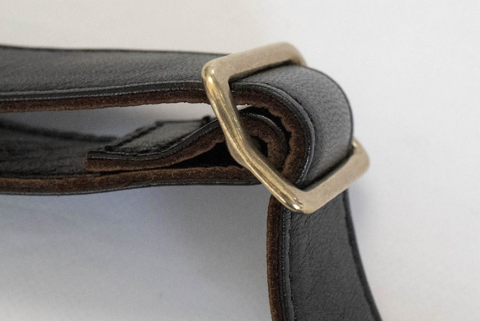 Inception by Accel Co. Horsebutt "Funky" Shoulder Bag (Black Tea-core)