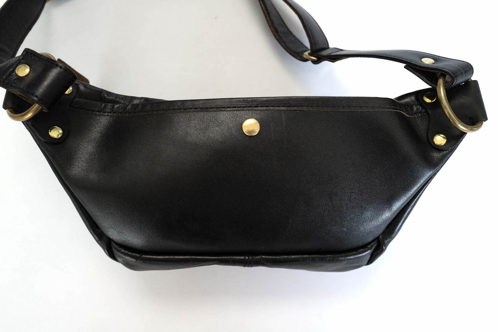 Inception by Accel Co. Horsebutt "Funky" Shoulder Bag (Black Tea-core)
