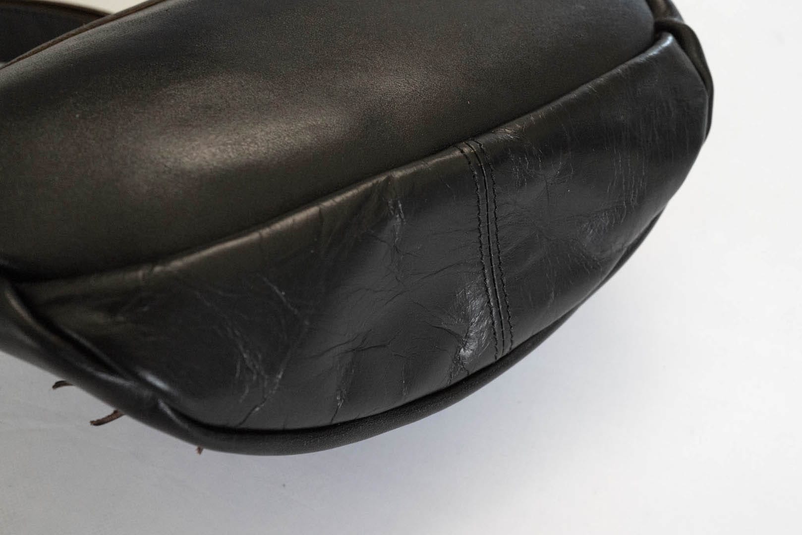 Inception by Accel Co. Horsebutt "Funky" Shoulder Bag (Black Tea-core)
