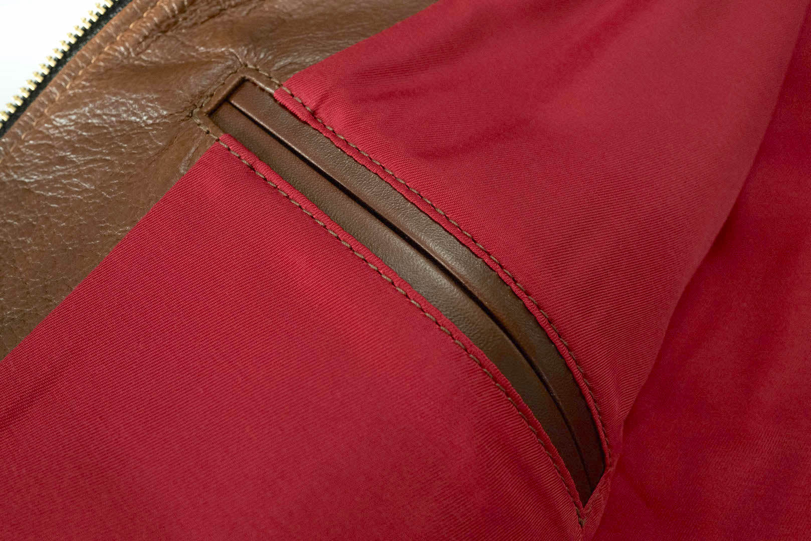 The Flat Head Horsehide 50s Single Riders Jacket (Brown Tea-Cored)