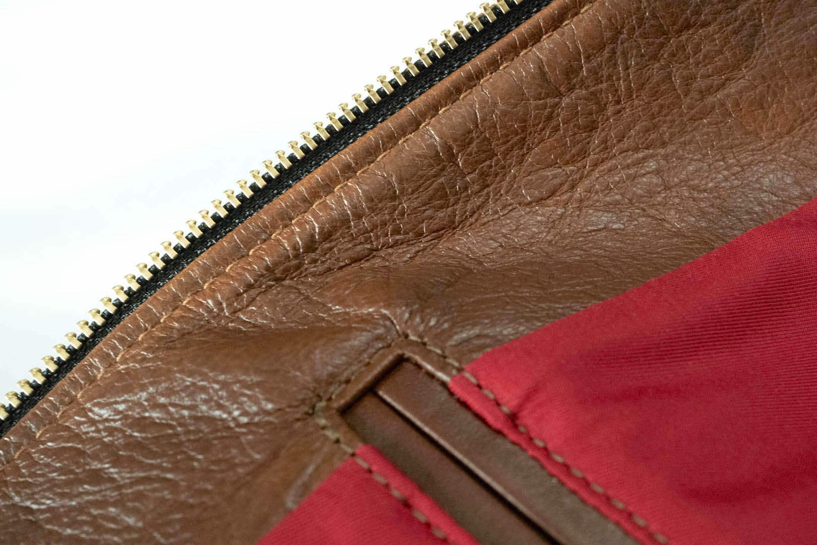 The Flat Head Horsehide 50s Single Riders Jacket (Brown Tea-Cored)