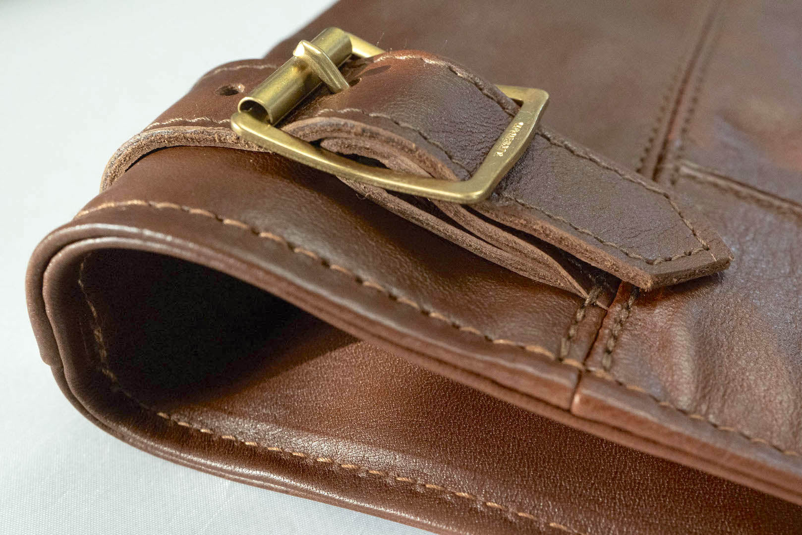 The Flat Head Horsehide 50s Single Riders Jacket (Brown Tea-Cored)