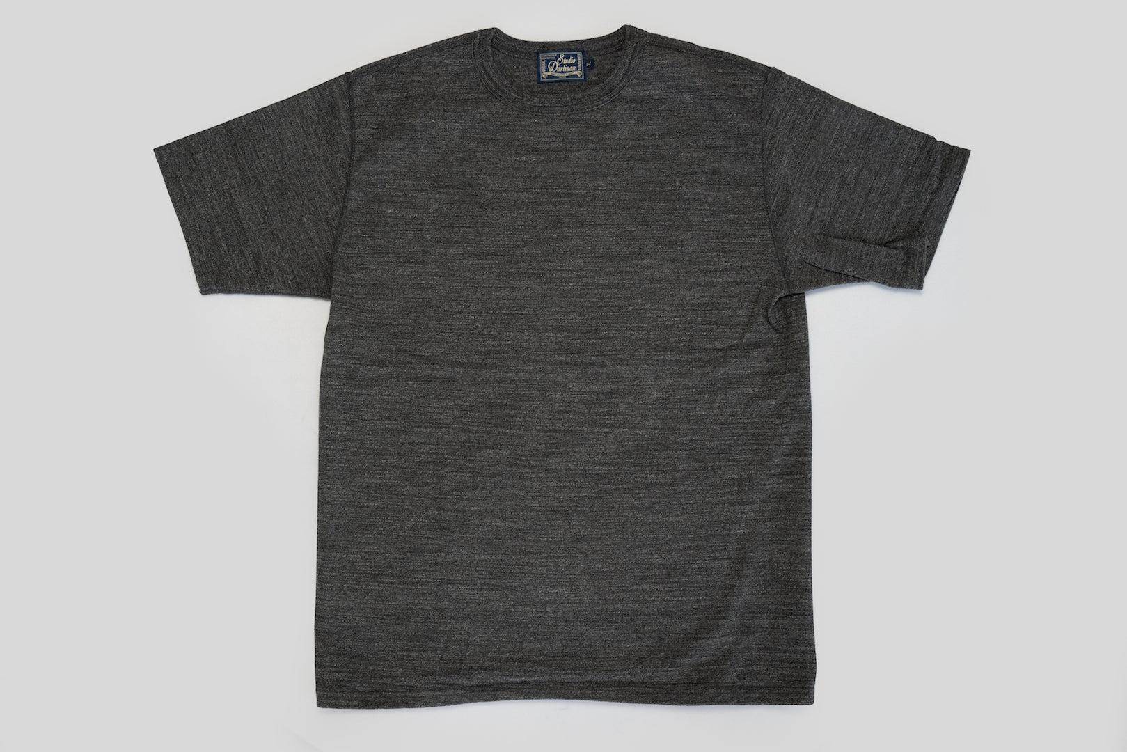 Studio D'Artisan X CORLECTION 7.5oz 'Suvin Gold' Ultimate Loopwheeled Plain Tee (Heather Ink)