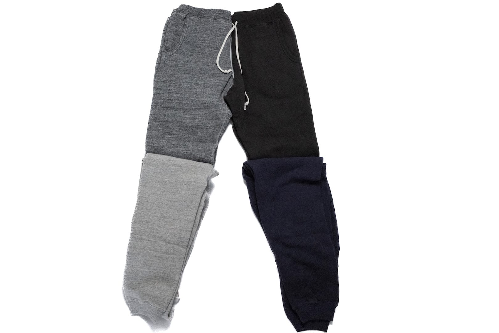 Dubble Works 11oz "Tsuri-ami" Loopwheeled Sweatpants (Sumi Black)