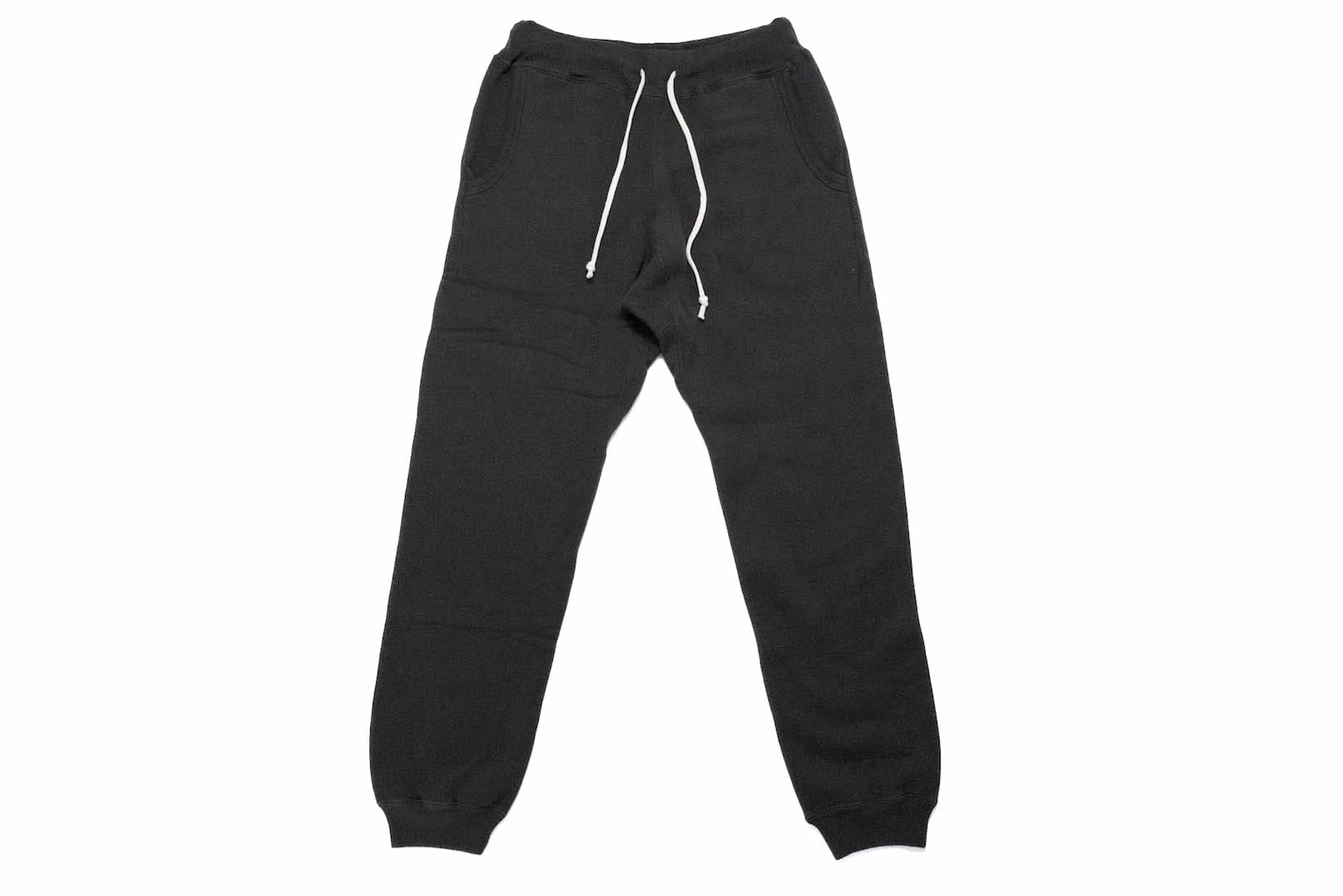 Dubble Works 11oz "Tsuri-ami" Loopwheeled Sweatpants (Sumi Black)