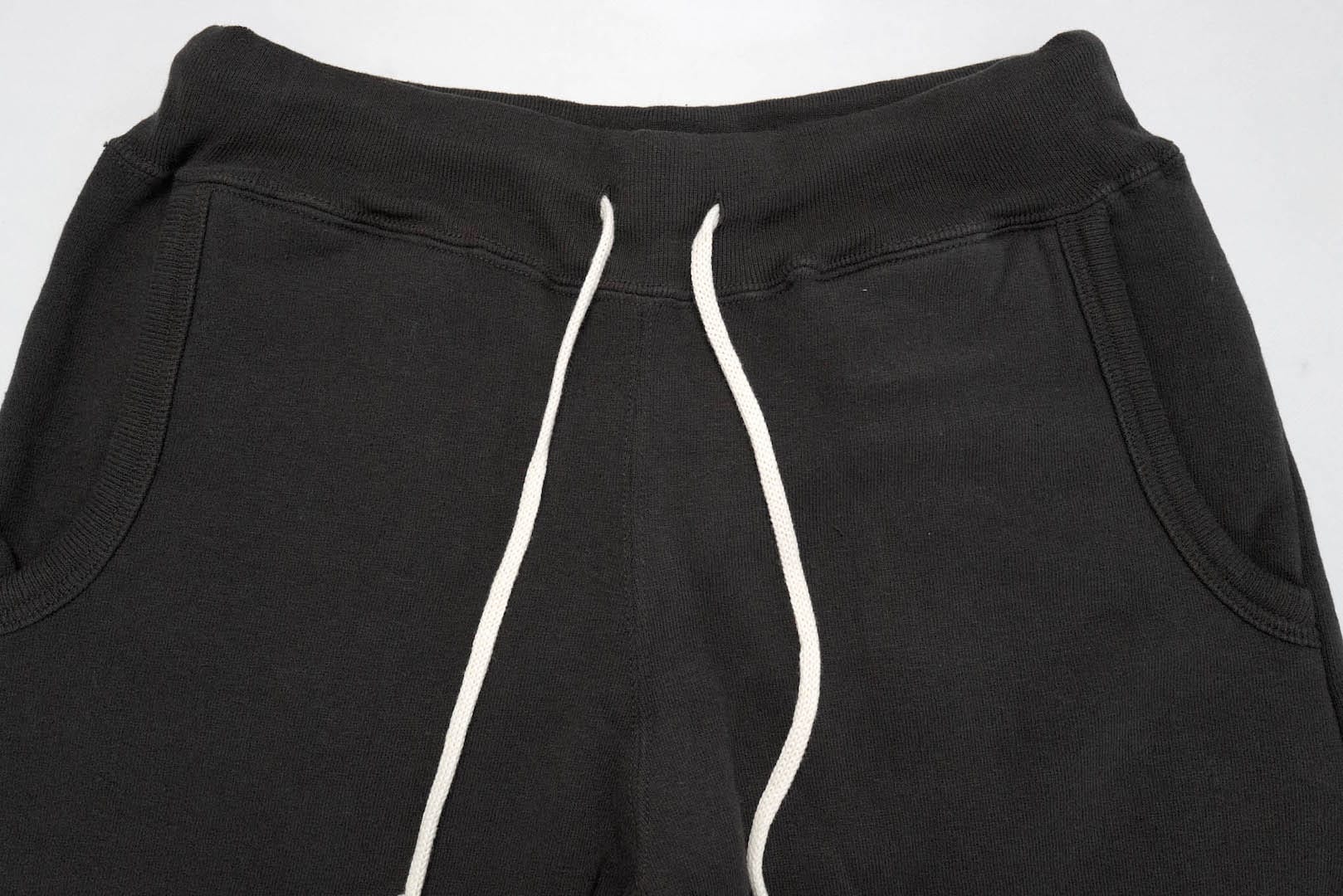 Dubble Works 11oz "Tsuri-ami" Loopwheeled Sweatpants (Sumi Black)