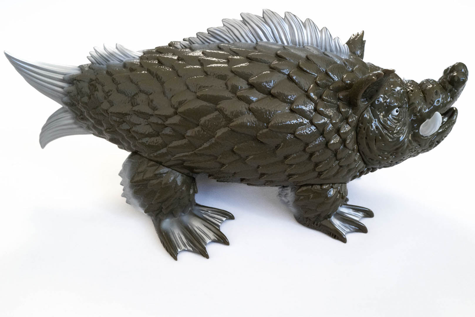 Ultima Thule by Freewheelers "Ancient Monster" PVC Toy (Olive)