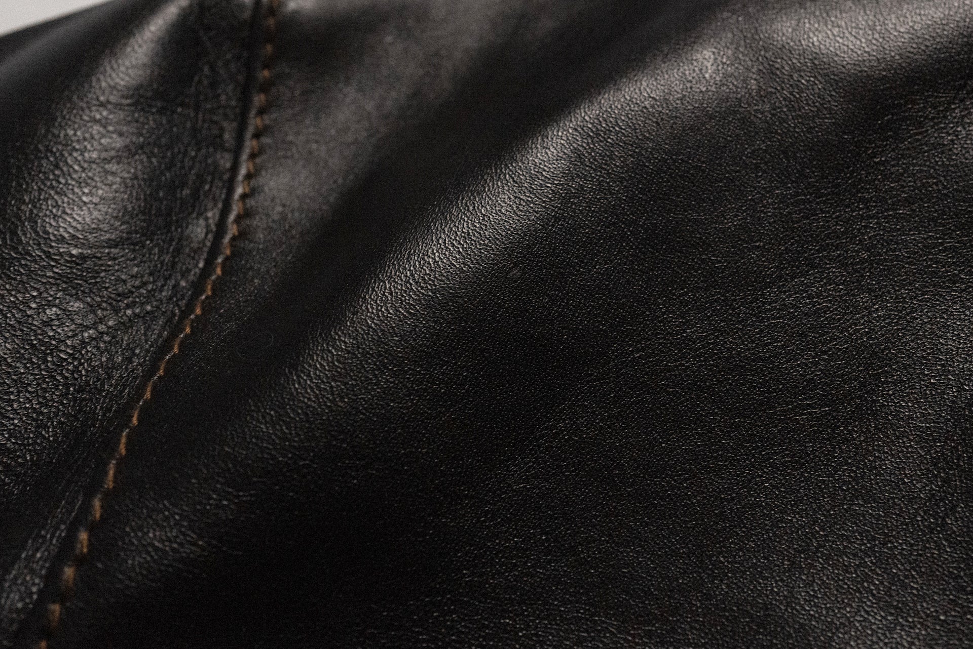 The Flat Head Horsehide Quilted Single Riders Jacket  (Black Tea-cored)