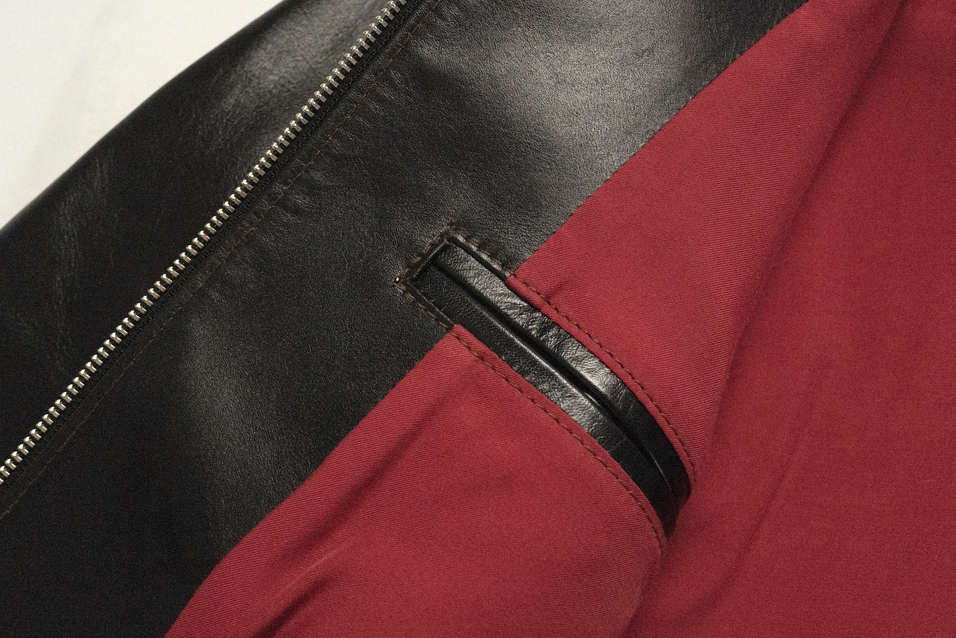 The Flat Head Horsehide Quilted Single Riders Jacket  (Black Tea-cored)