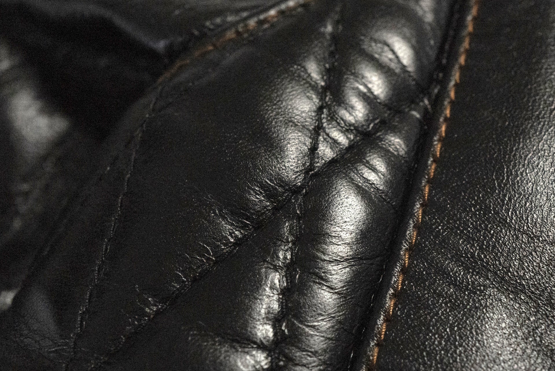 The Flat Head Horsehide Quilted Single Riders Jacket  (Black Tea-cored)