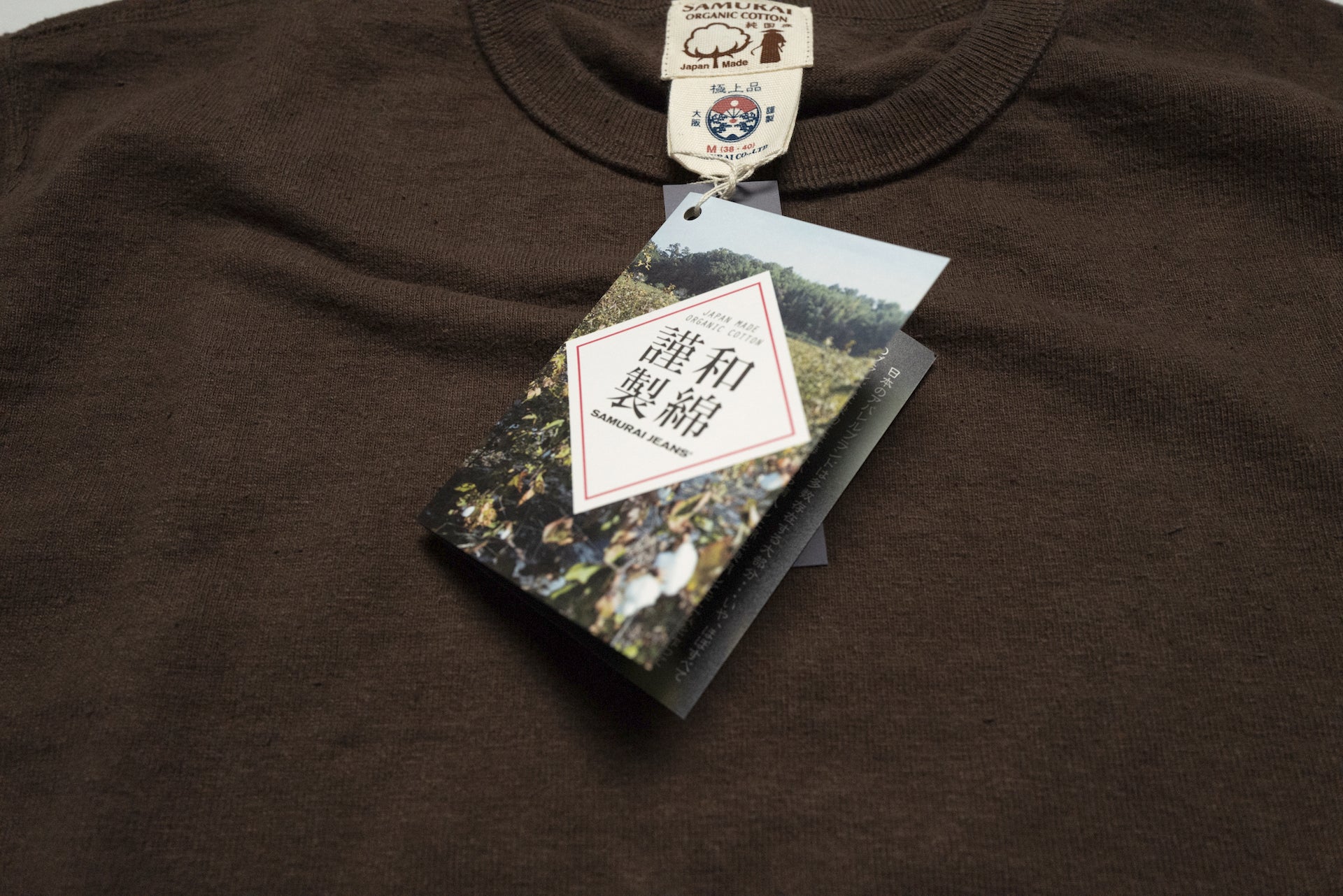 Samurai 12oz "Nippon Cotton" Plain Tee (Dark Kuri)