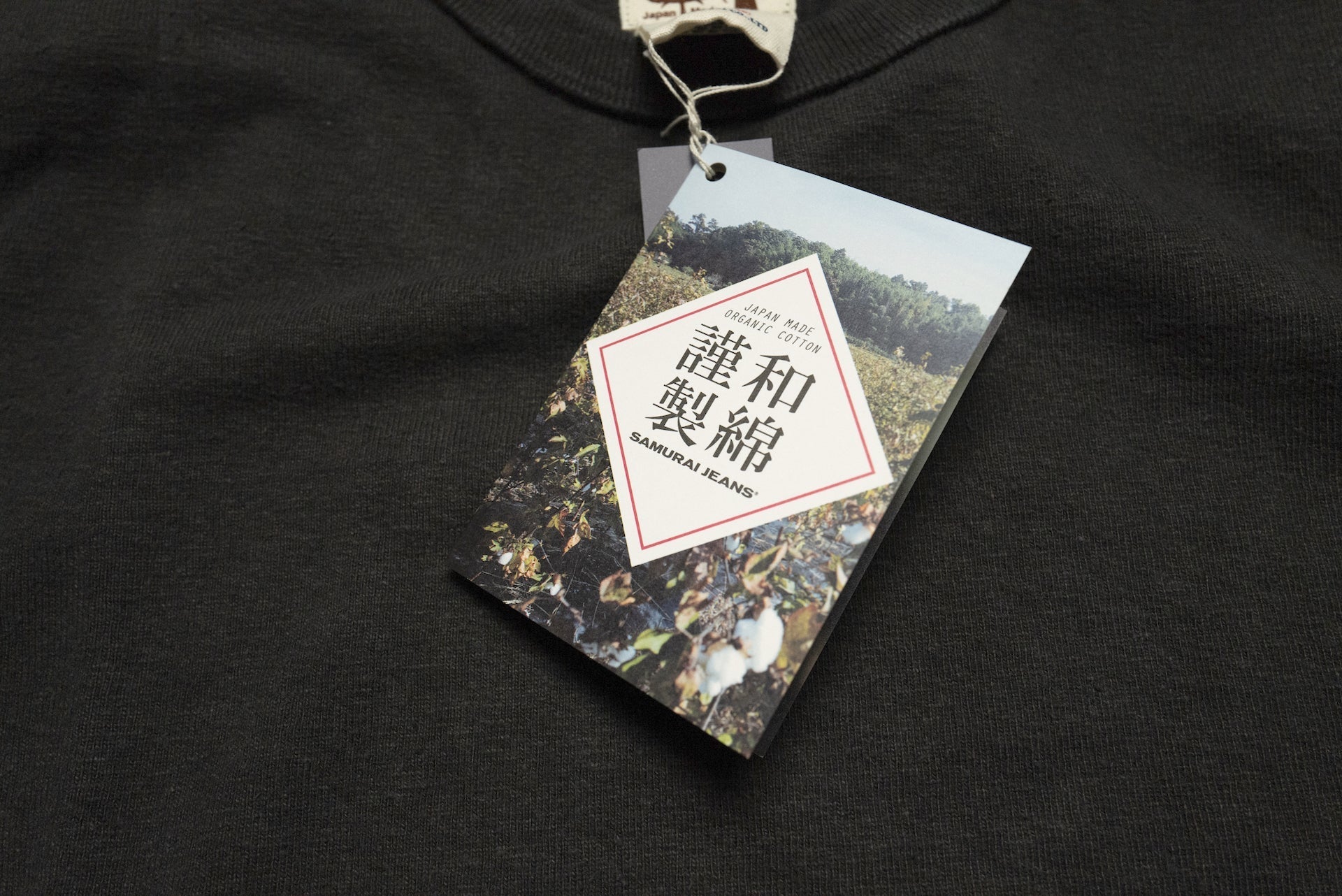 Samurai 12oz "Nippon Cotton" Plain Tee (Kuromame)