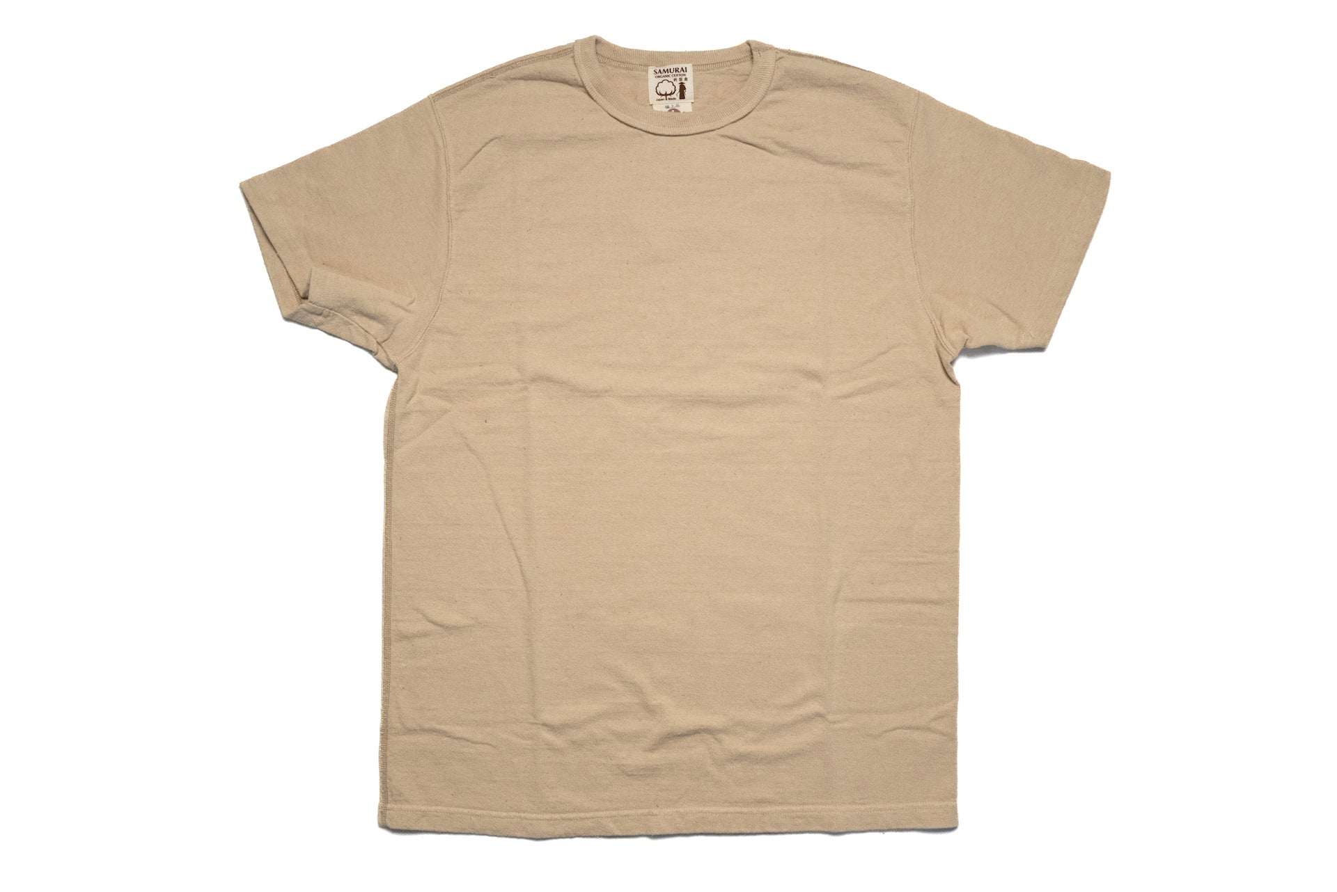 Samurai 12oz "Nippon Cotton" Plain Tee (Pale Kuri)