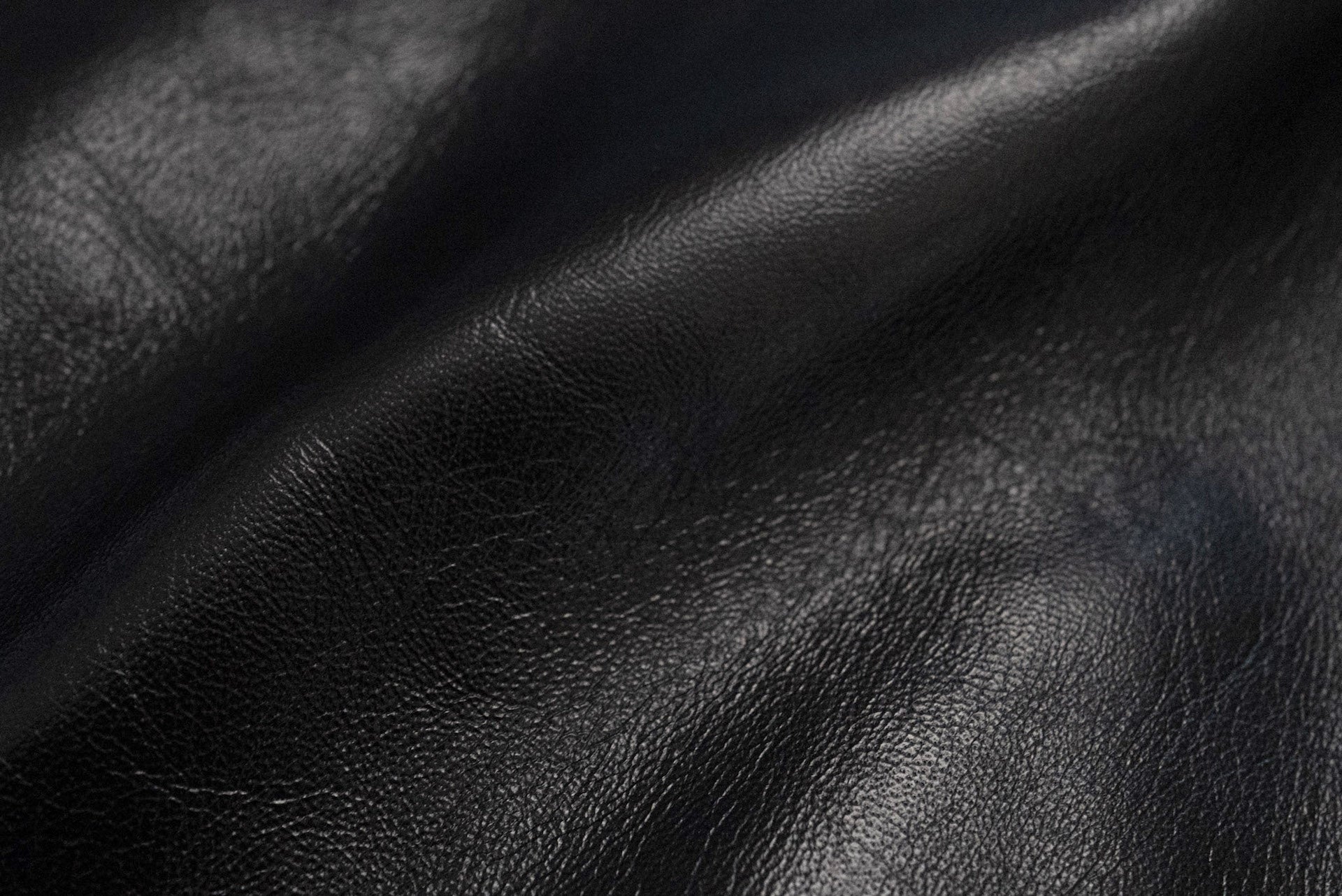 The Flat Head Horsehide Track Jacket (Jet Black)
