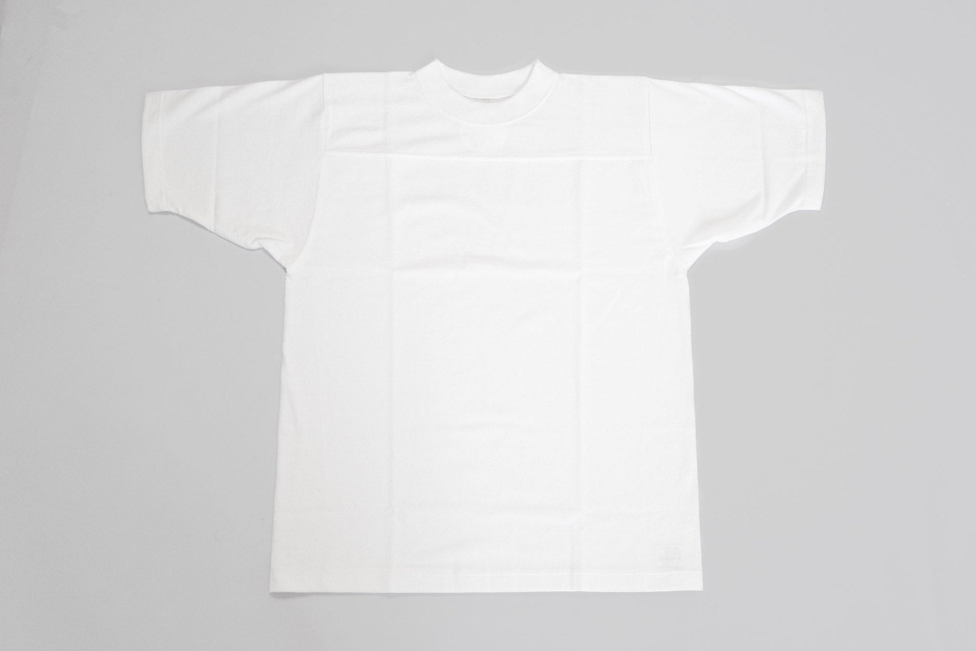 Denime X Warehouse Co. 7oz Loopwheeled Football Tee (White)