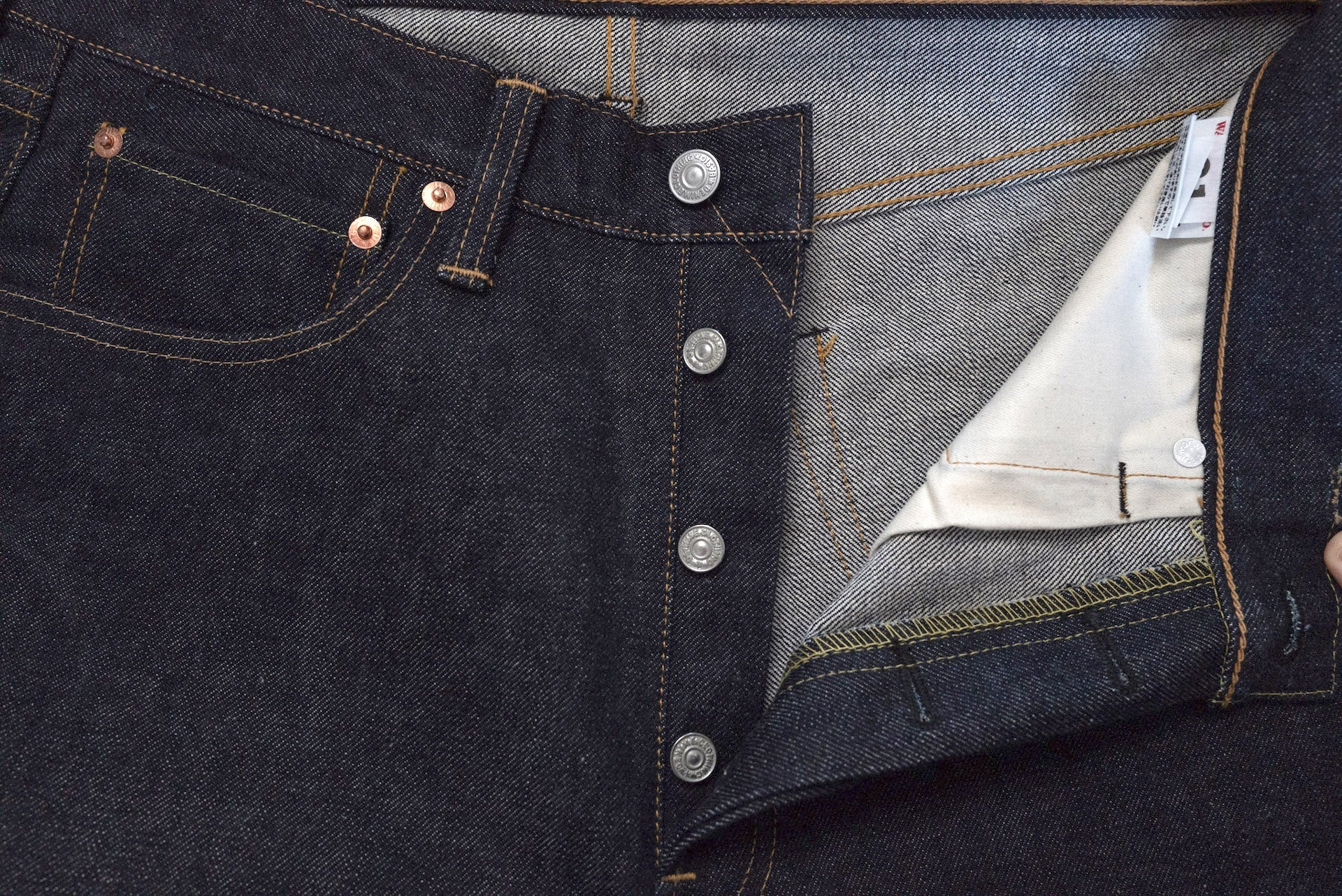 Denime X Warehouse Co. 221 14oz 'Big E Era' Denim (Modern Straight fit)