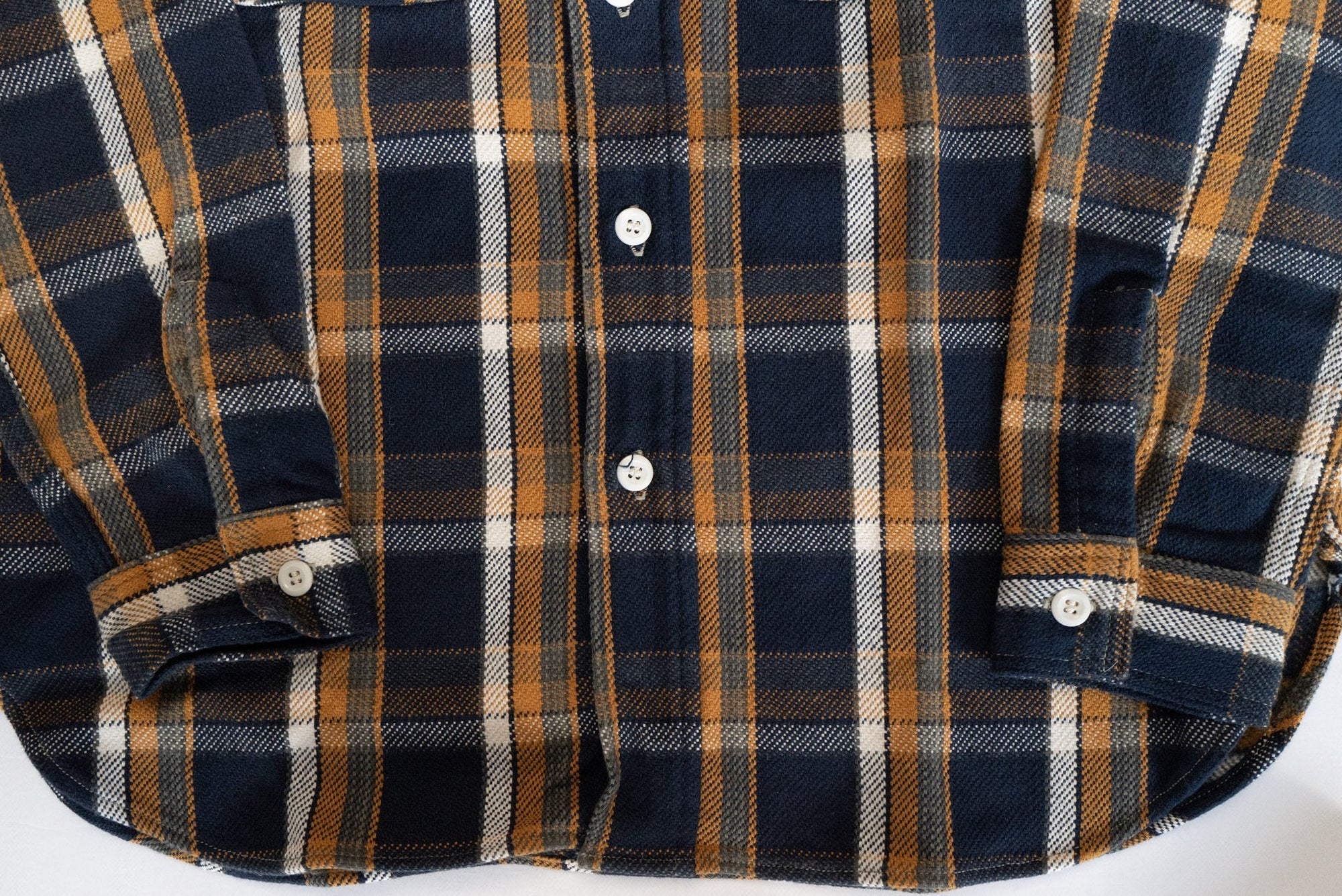 Warehouse Co. LOT.3104 Type B Selvage Flannel Workshirt (Tiger Yellow)