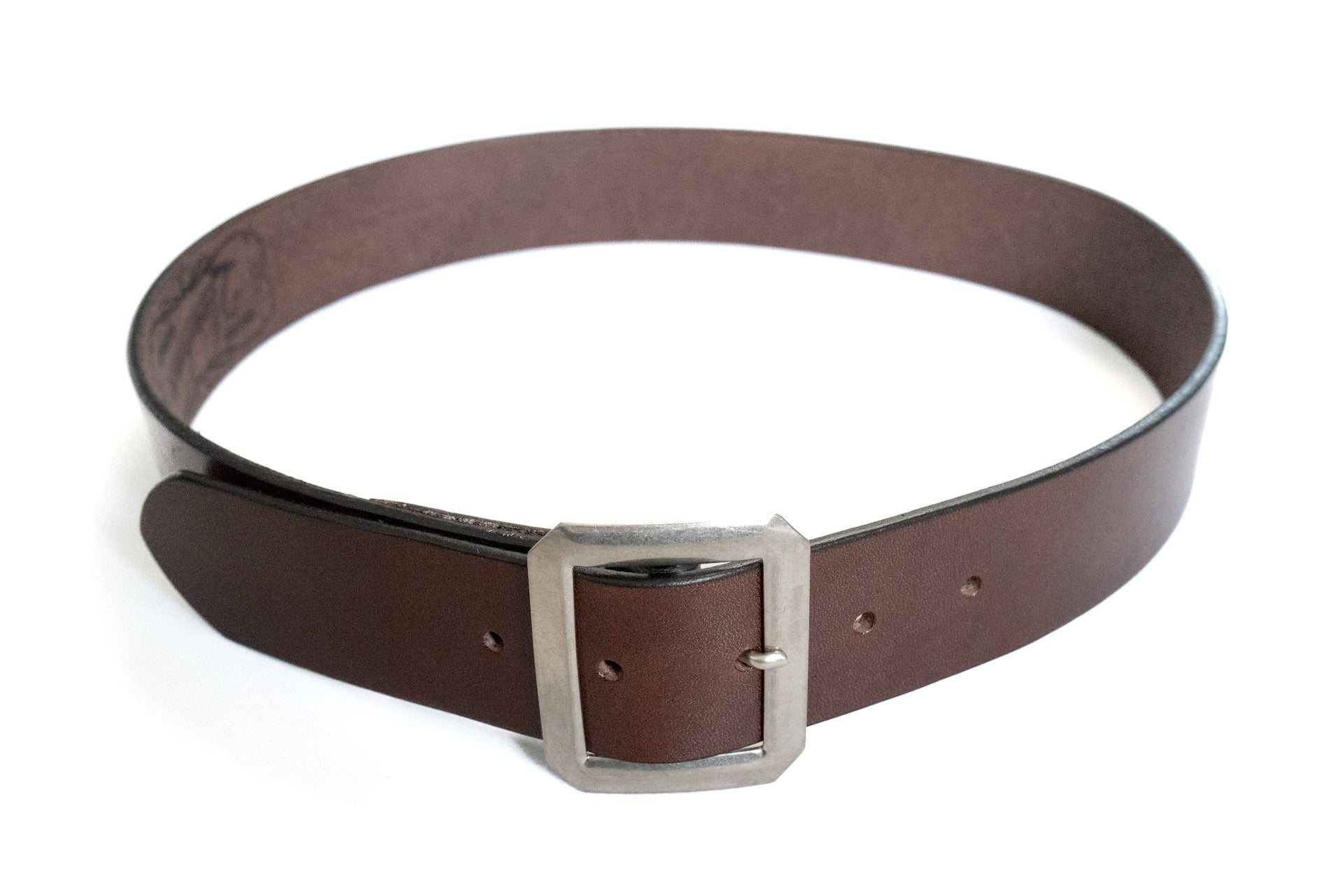 Warehouse "Garrison" Cowhide Belt (Brown)